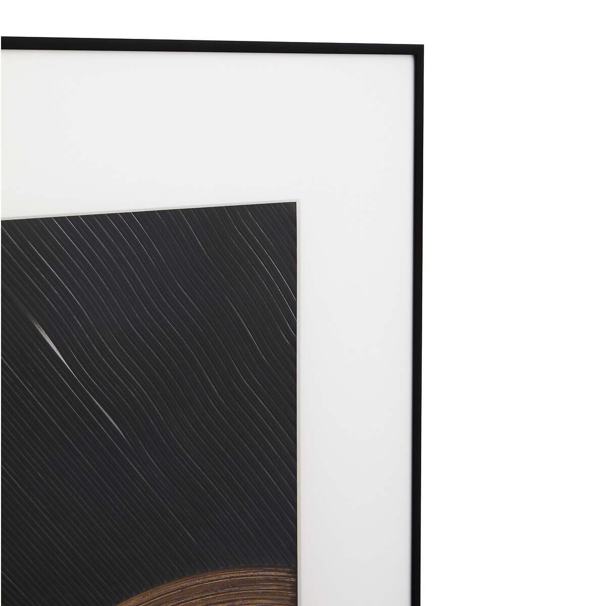 80cm Black & Brown Textured Wall Art natural, FIFTY FIVE SOUTH