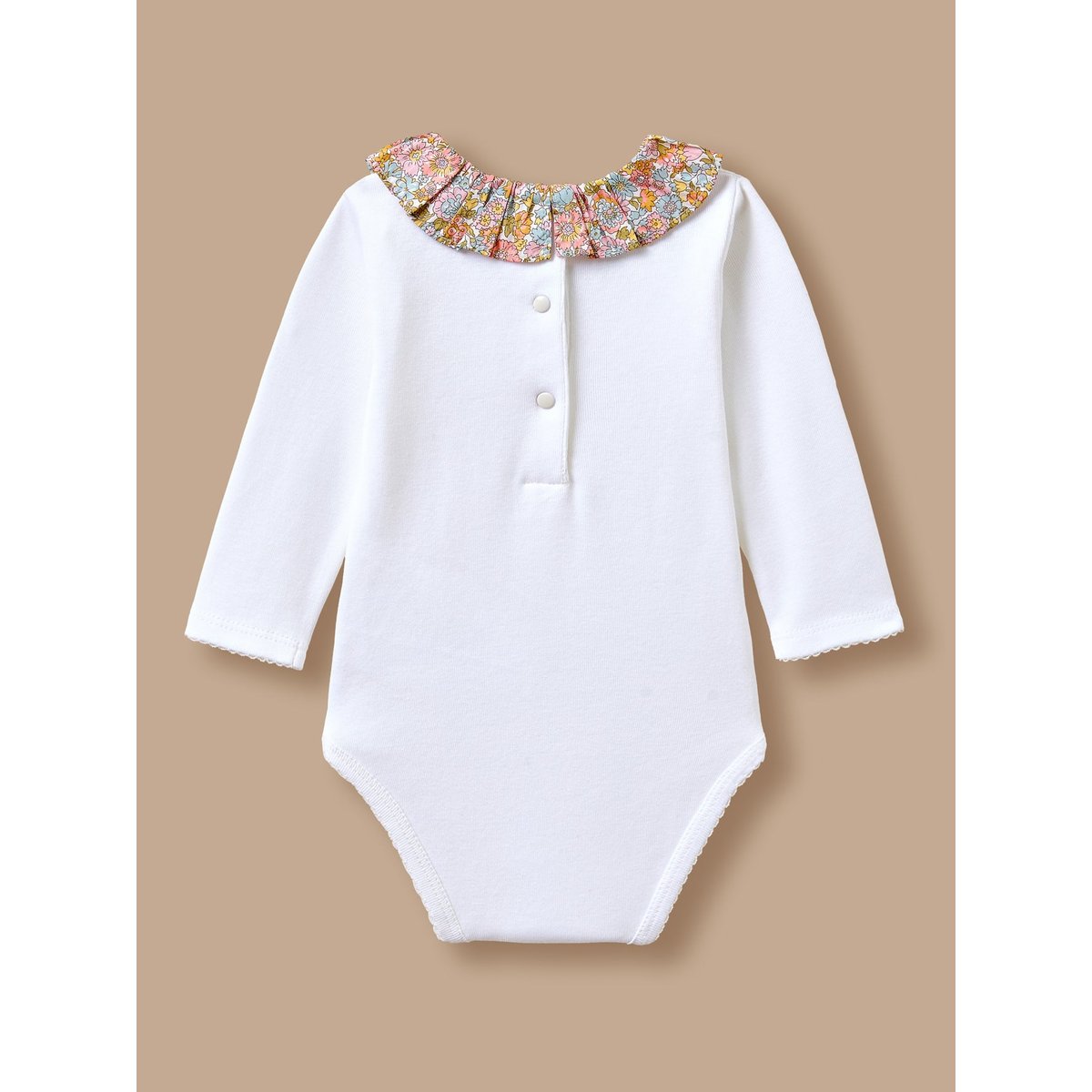 Body col tissu Liberty liberty annie and may rose, CYRILLUS
