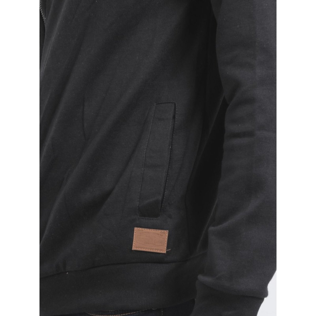 Gilet Zippé Col Montant Wits noir, RITCHIE