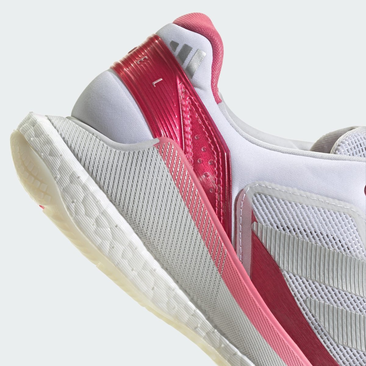 Chaussure De Padel Crazyquick Boost Chaussure De Padel Crazyquick Boost cloud white / silver metallic / lucid pink, adidas Performance