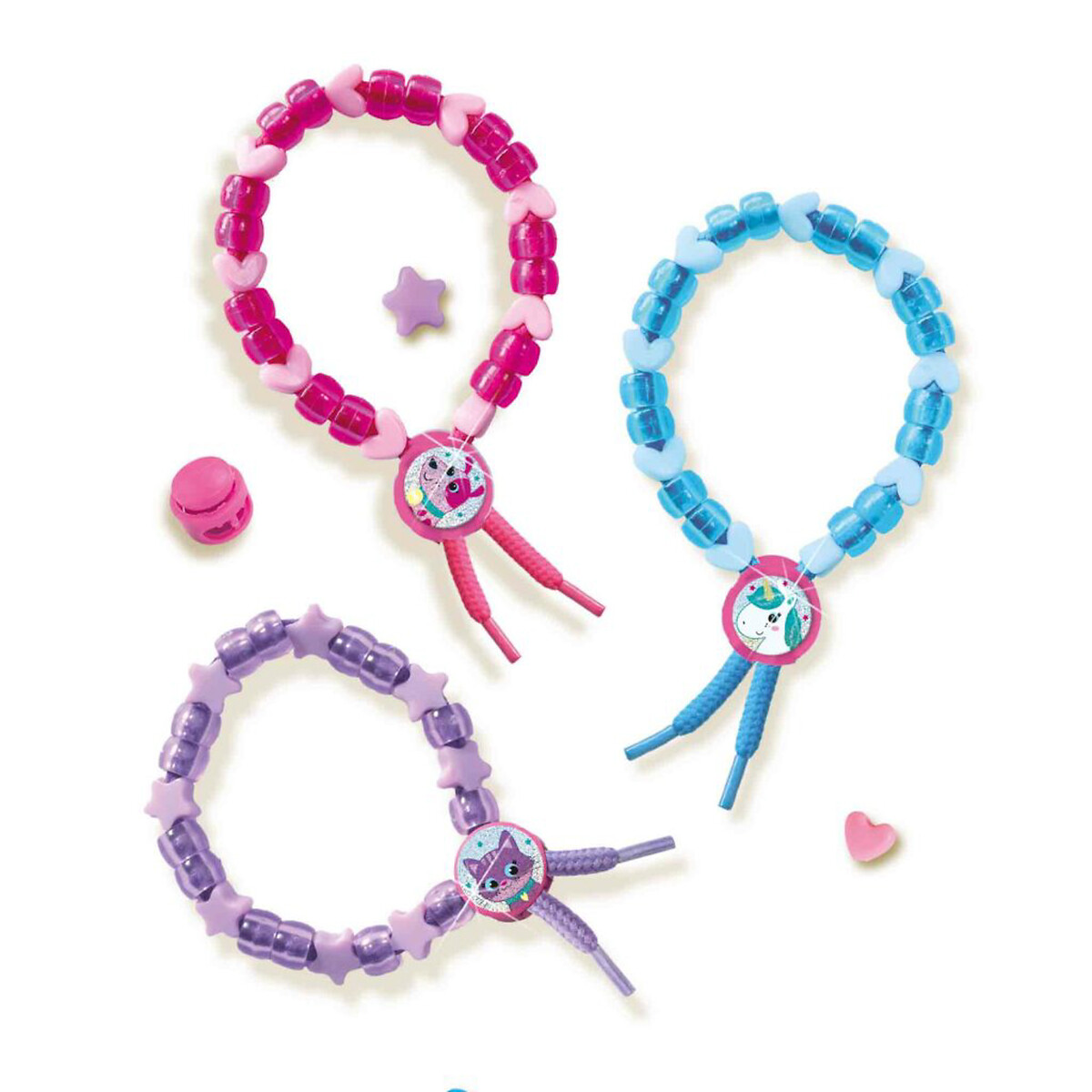 Brinquedo "Kit pulseiras de missangas", SES multicolor, SES