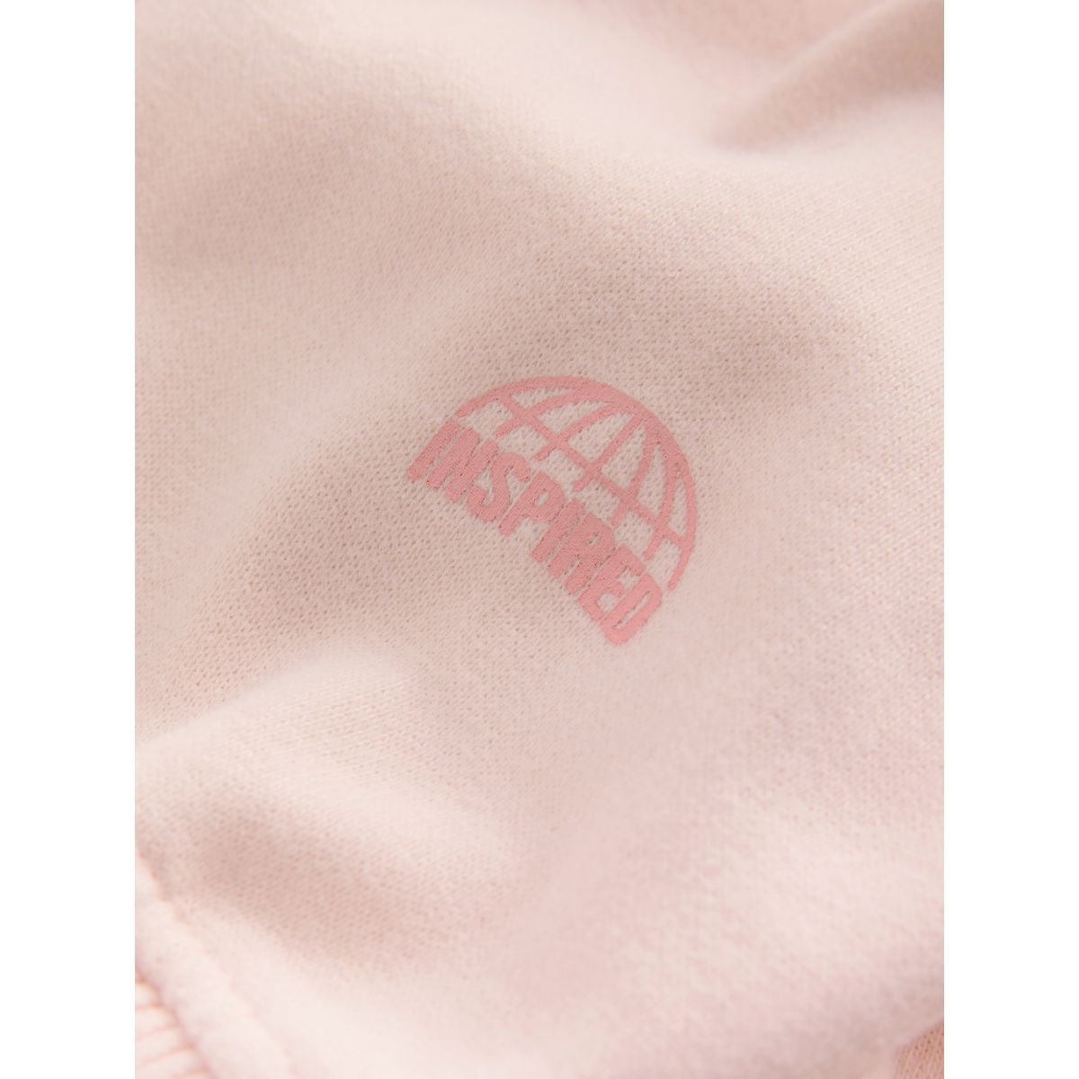 Ensemble pantalon large et sweat à capuche slogan rose pâle, NEXT
