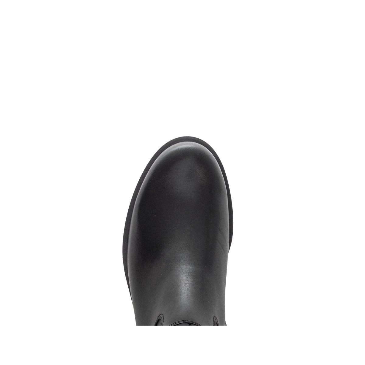 Bottes en cuir lisse à talon décroché noir, GABOR