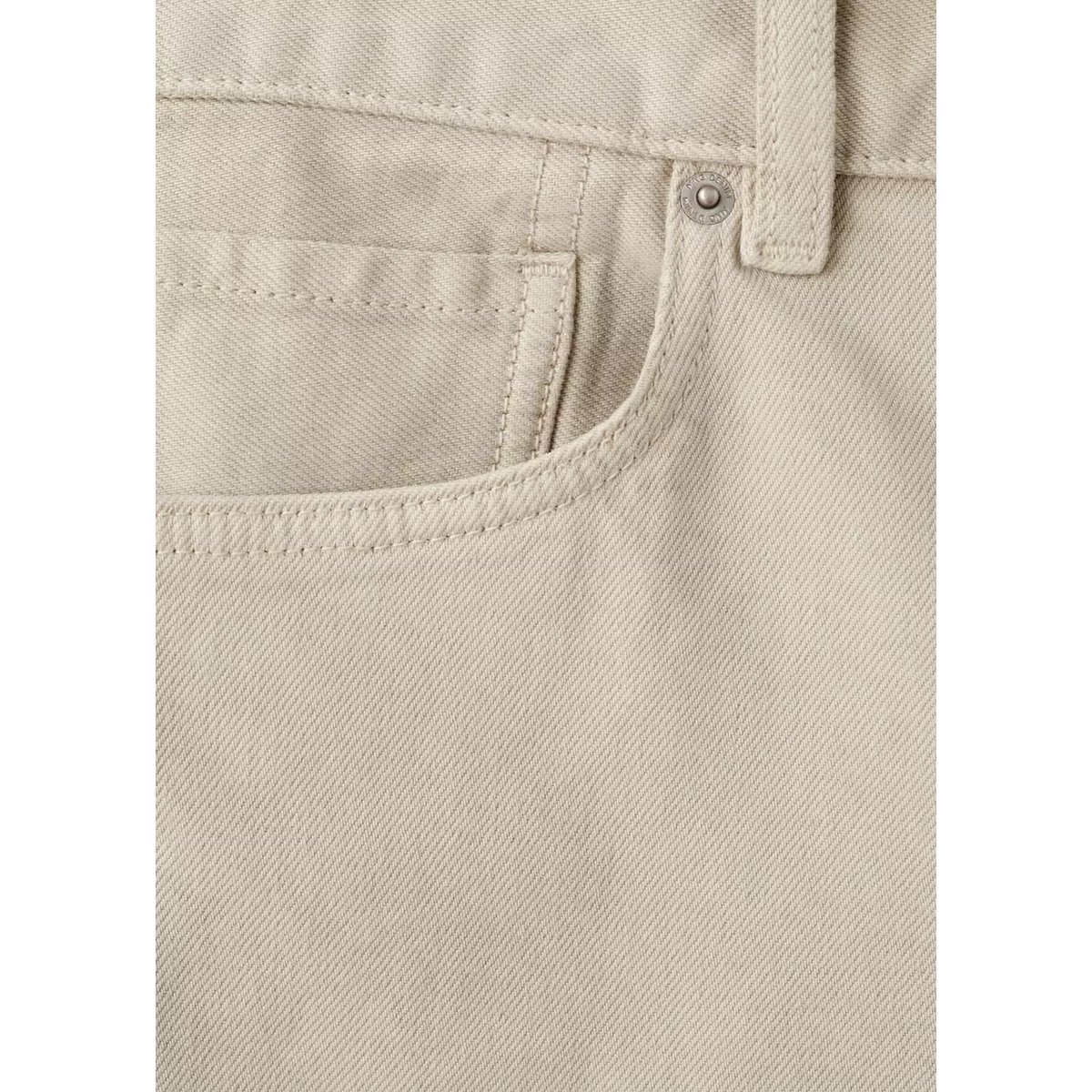 Bermuda en jean slim fit beige, MANGO MAN