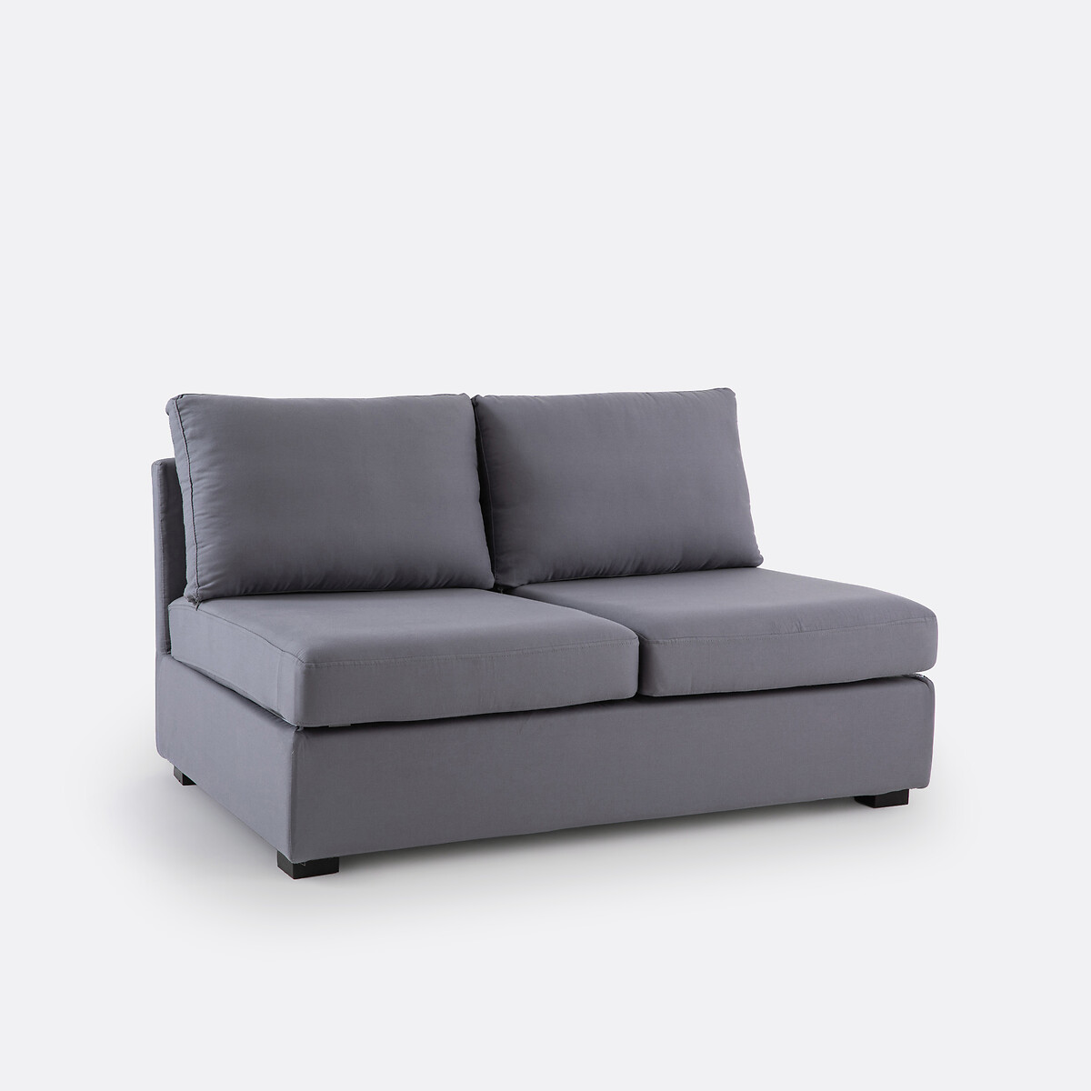 Sofá-cama, em algodão, Robin cinzento claro, SO'HOME