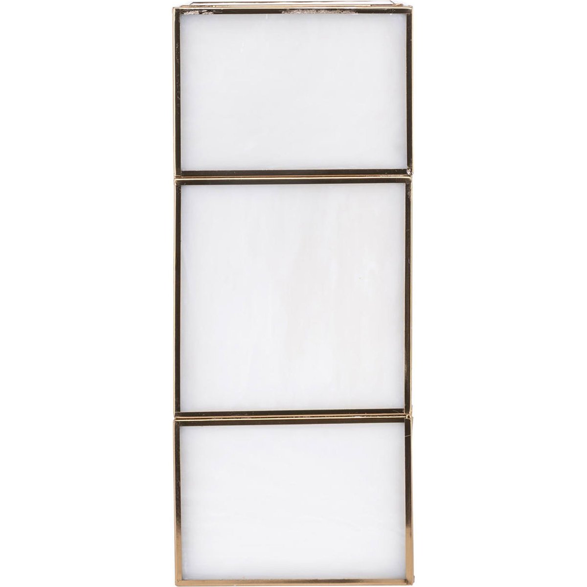 Applique murale en laiton et verre laiton antique, RECOLLECTION