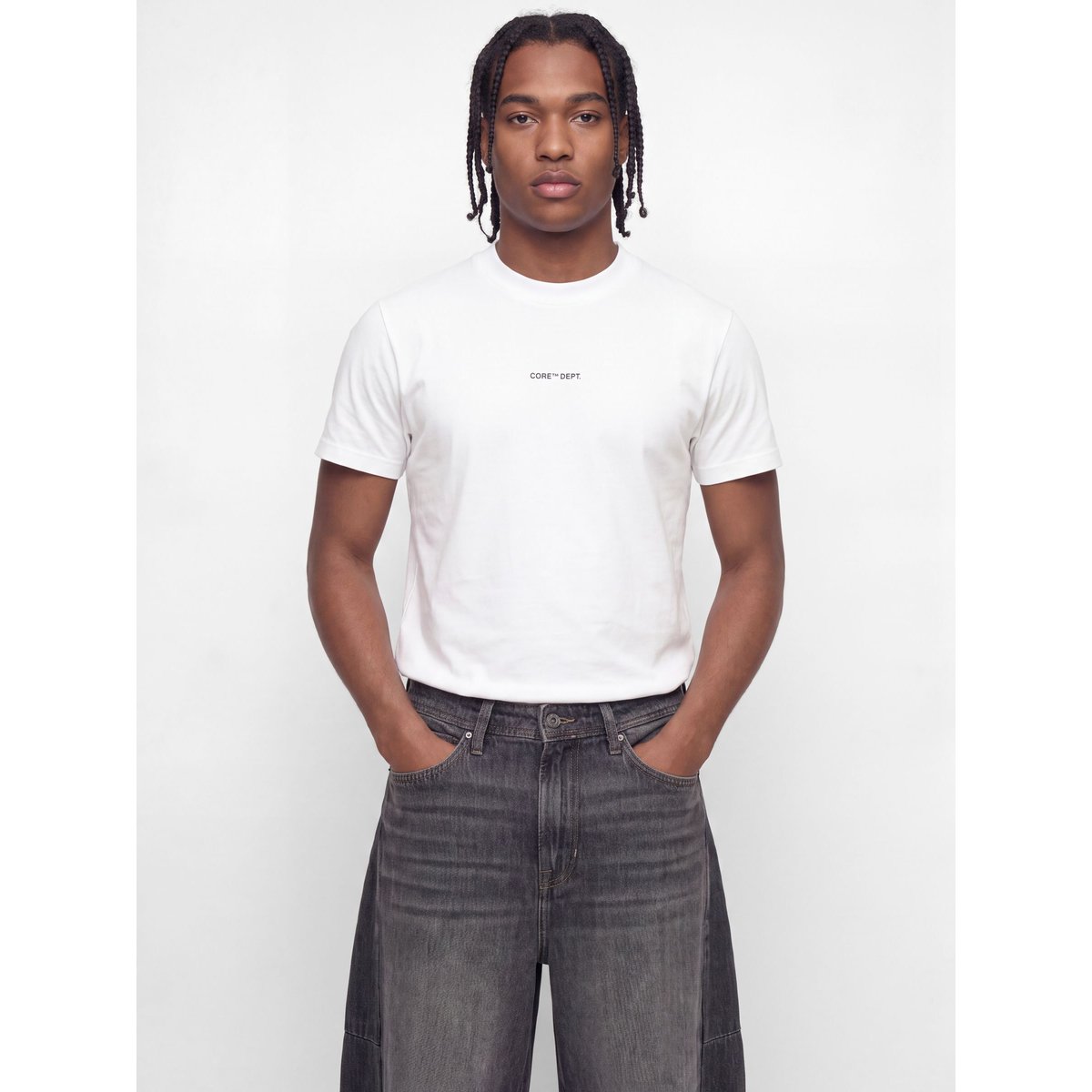 T-Shirt bright white 1, JACK & JONES