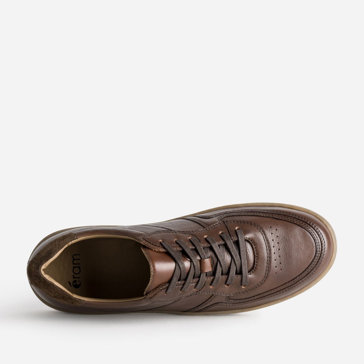 Basket en cuir PARFAIT cognac, ERAM