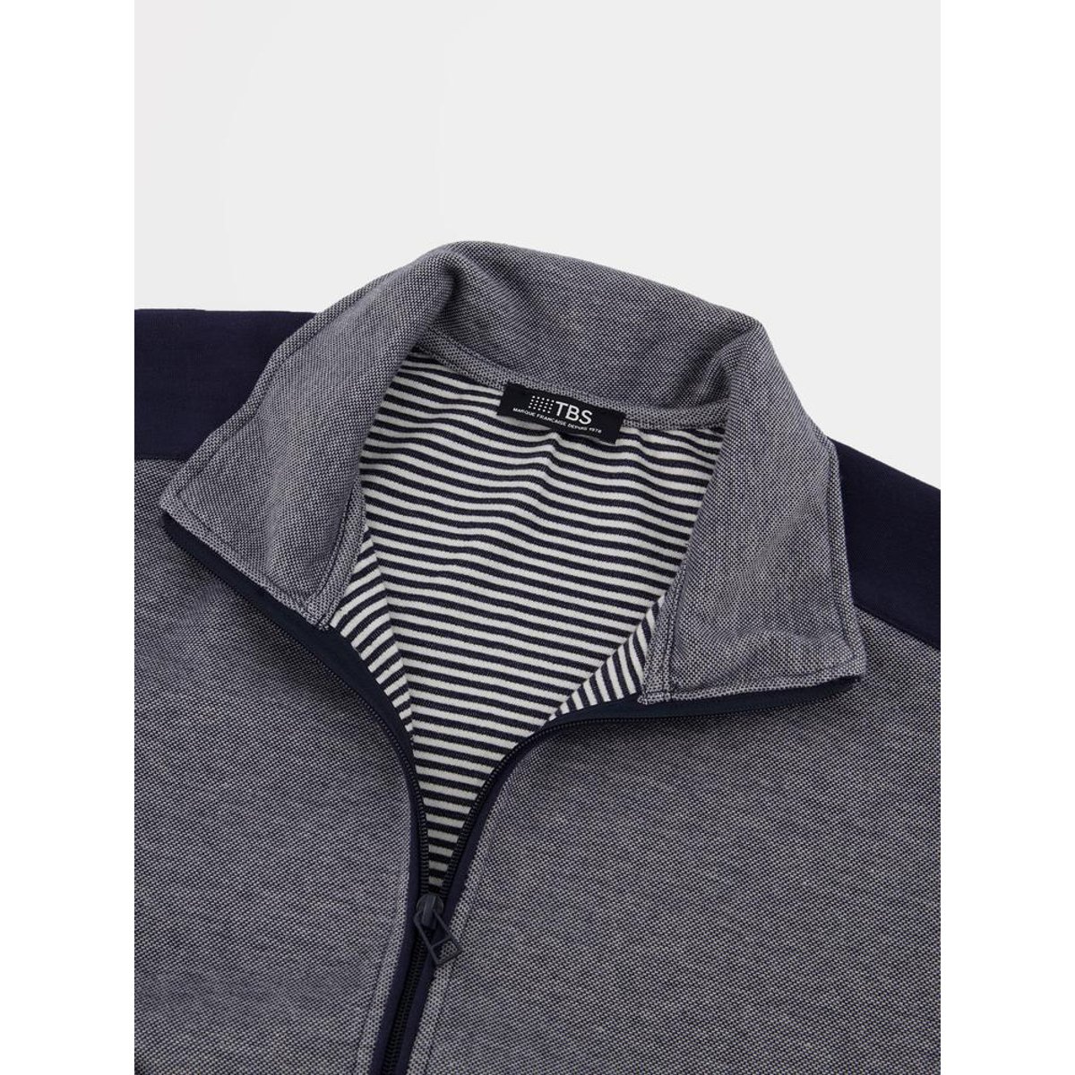 Sweat zippé CAIROGIL navy, TBS