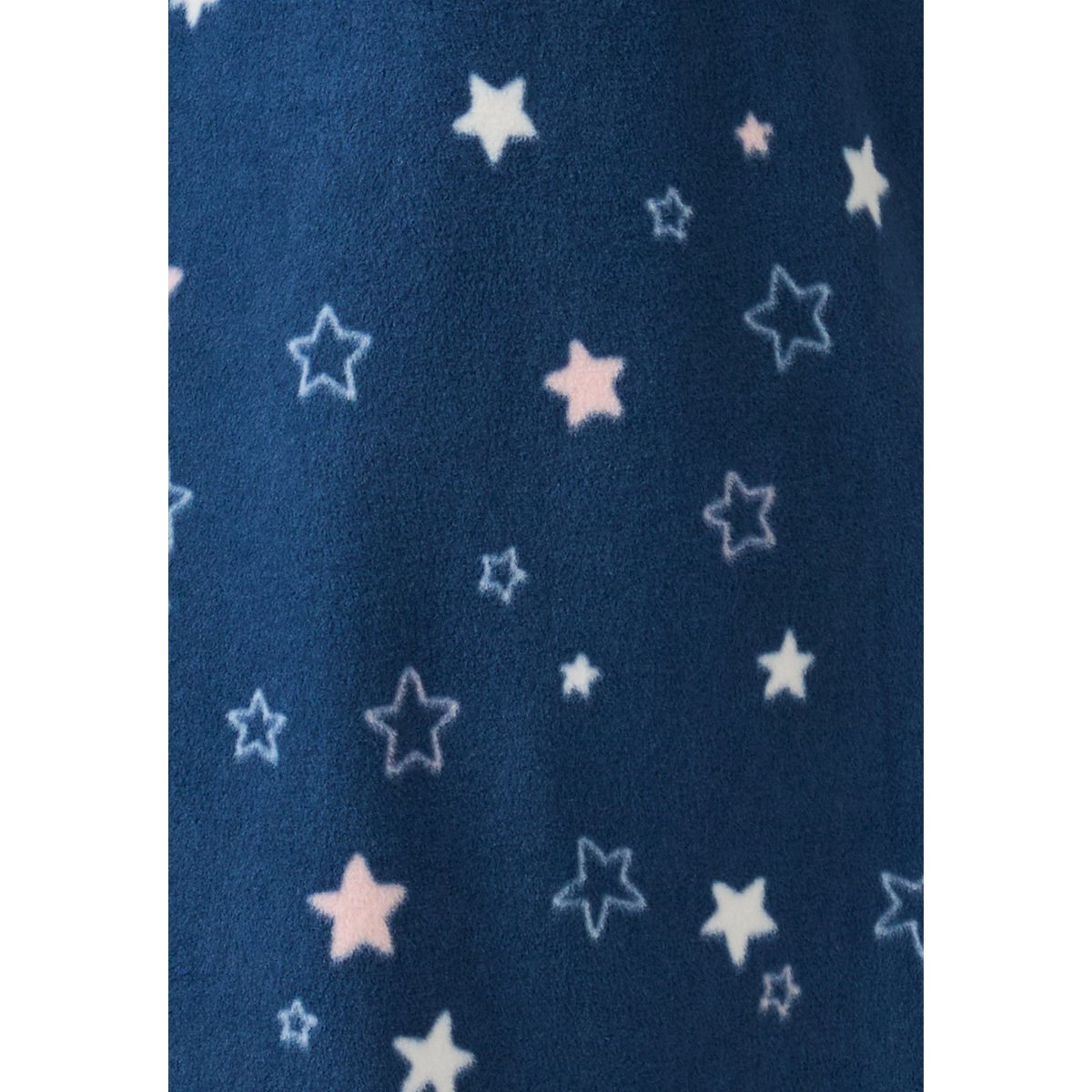 Chemise de nuit Thermolactyl en micropolaire bleu marine imp., DAMART