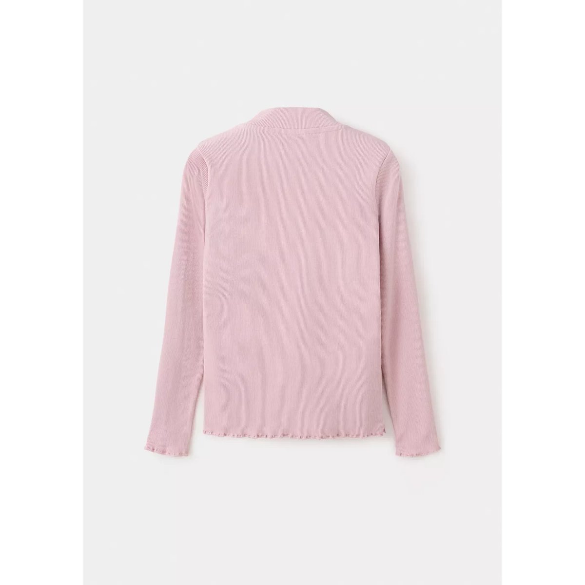 T-shirt coton côtelé rose, MANGO KIDS