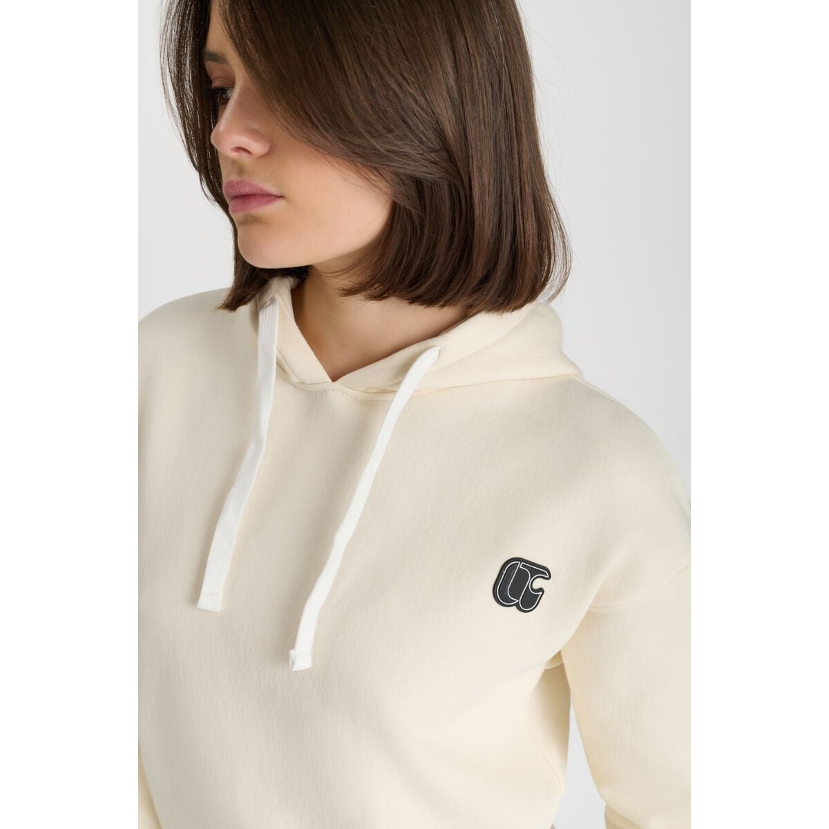 Sweat-Shirt capuche DIVAGI cream, LE TEMPS DES CERISES