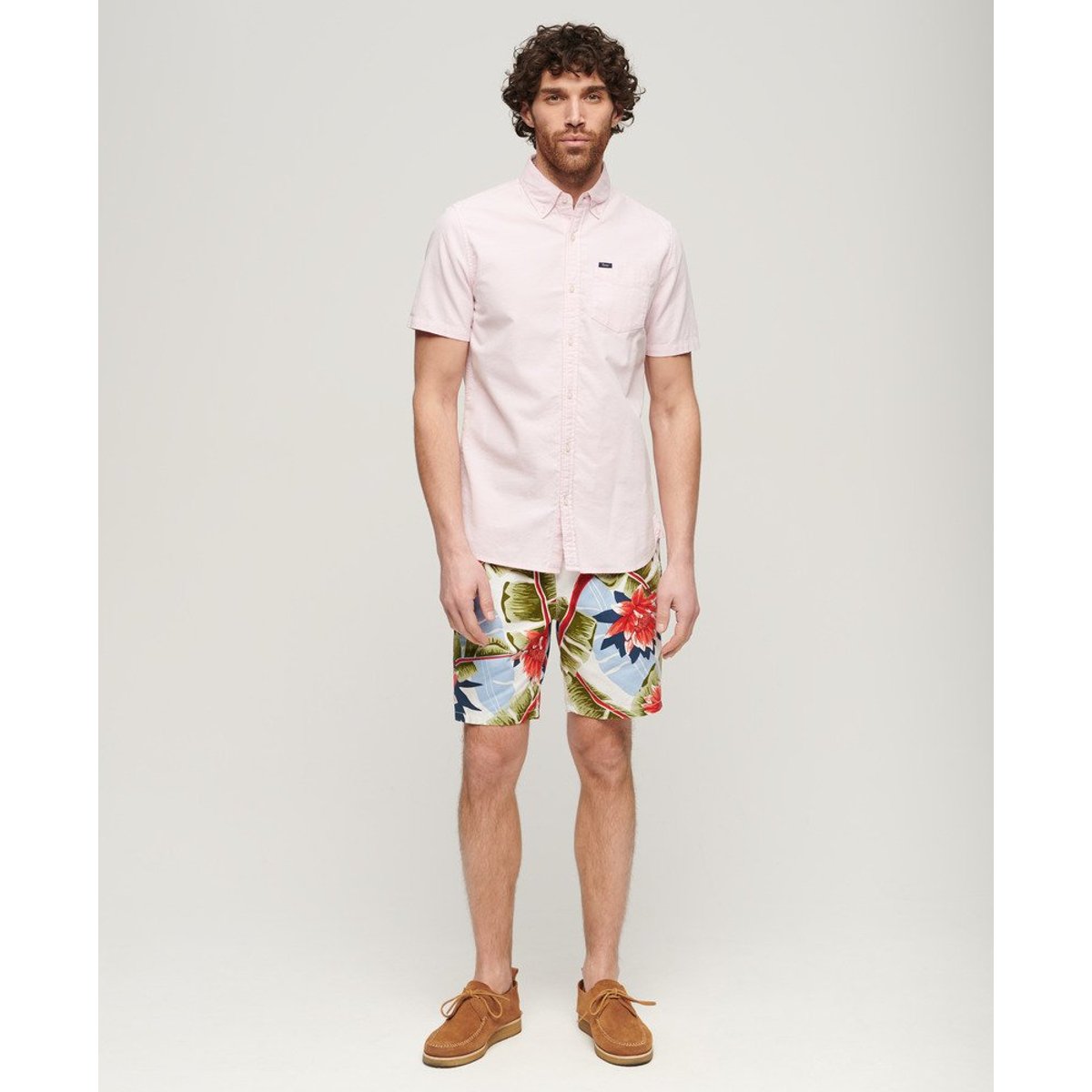 Short Bermuda Coupe Décontractée optic feuilles de bananier, SUPERDRY