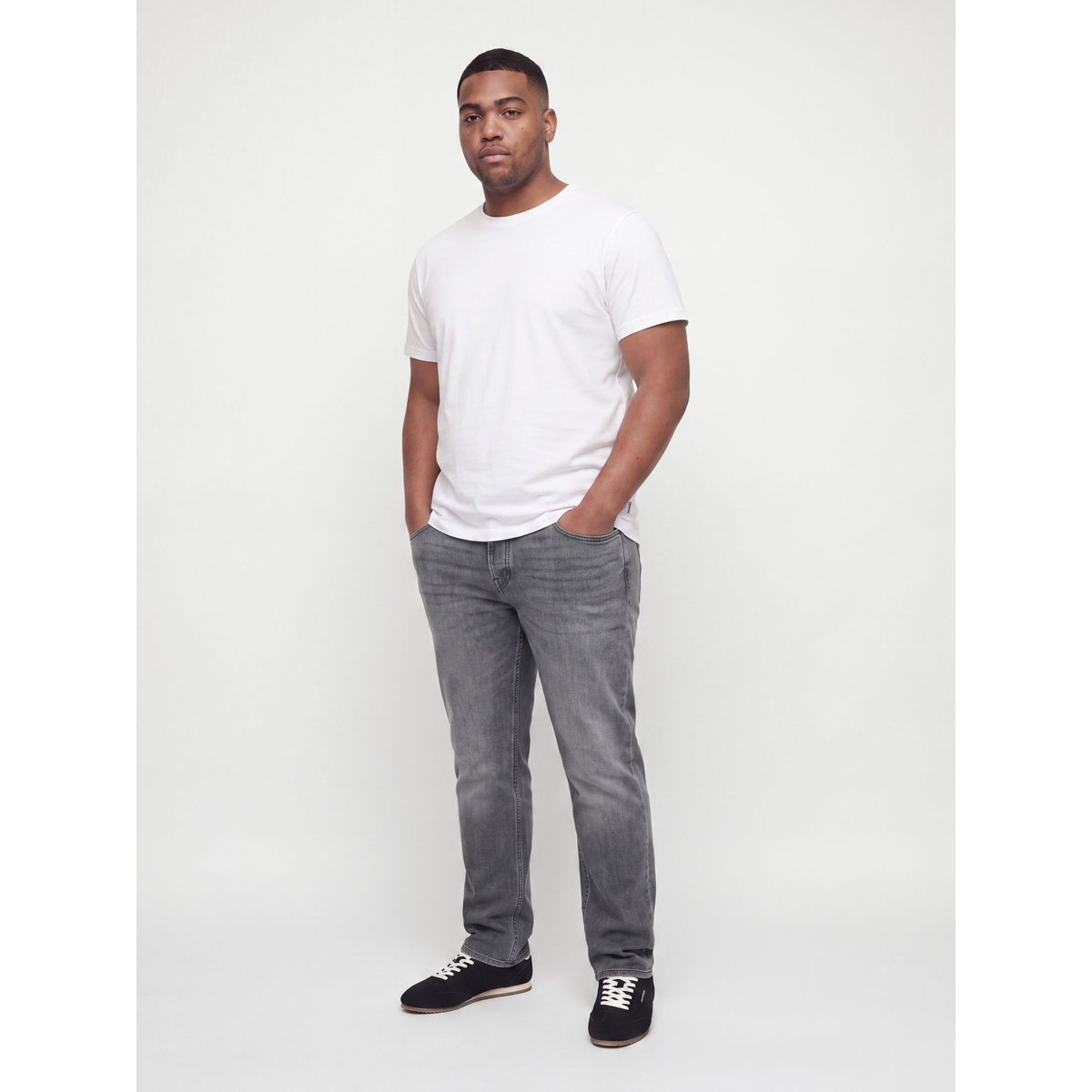 Jean Coupe Tapered grey denim, JACK & JONES