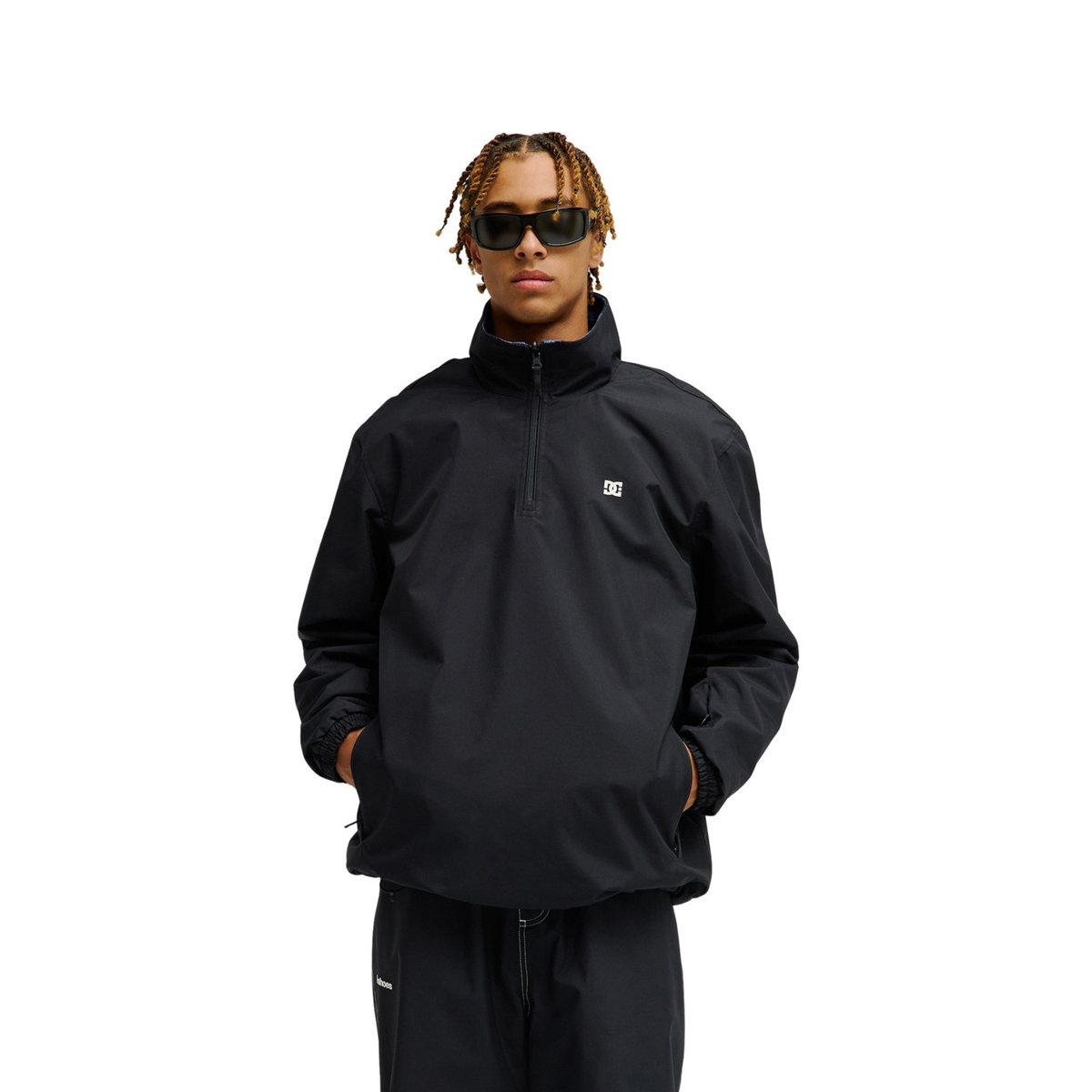 Veste de snow technique réversible PARK ANORAK 10K. noir anthracite, DC SHOES