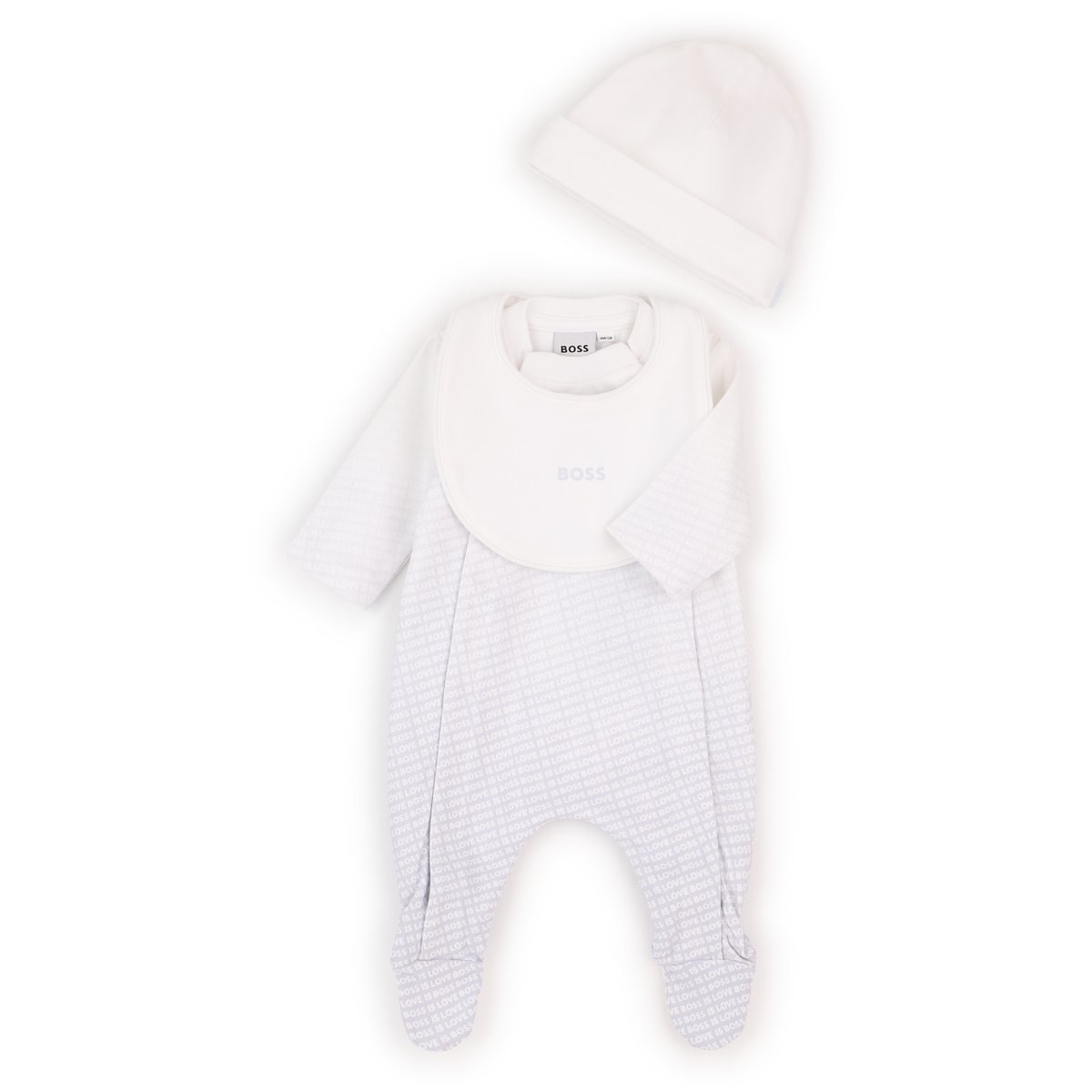 Ensemble pyjama, bonnet et bavoir ciel, BOSS KIDSWEAR