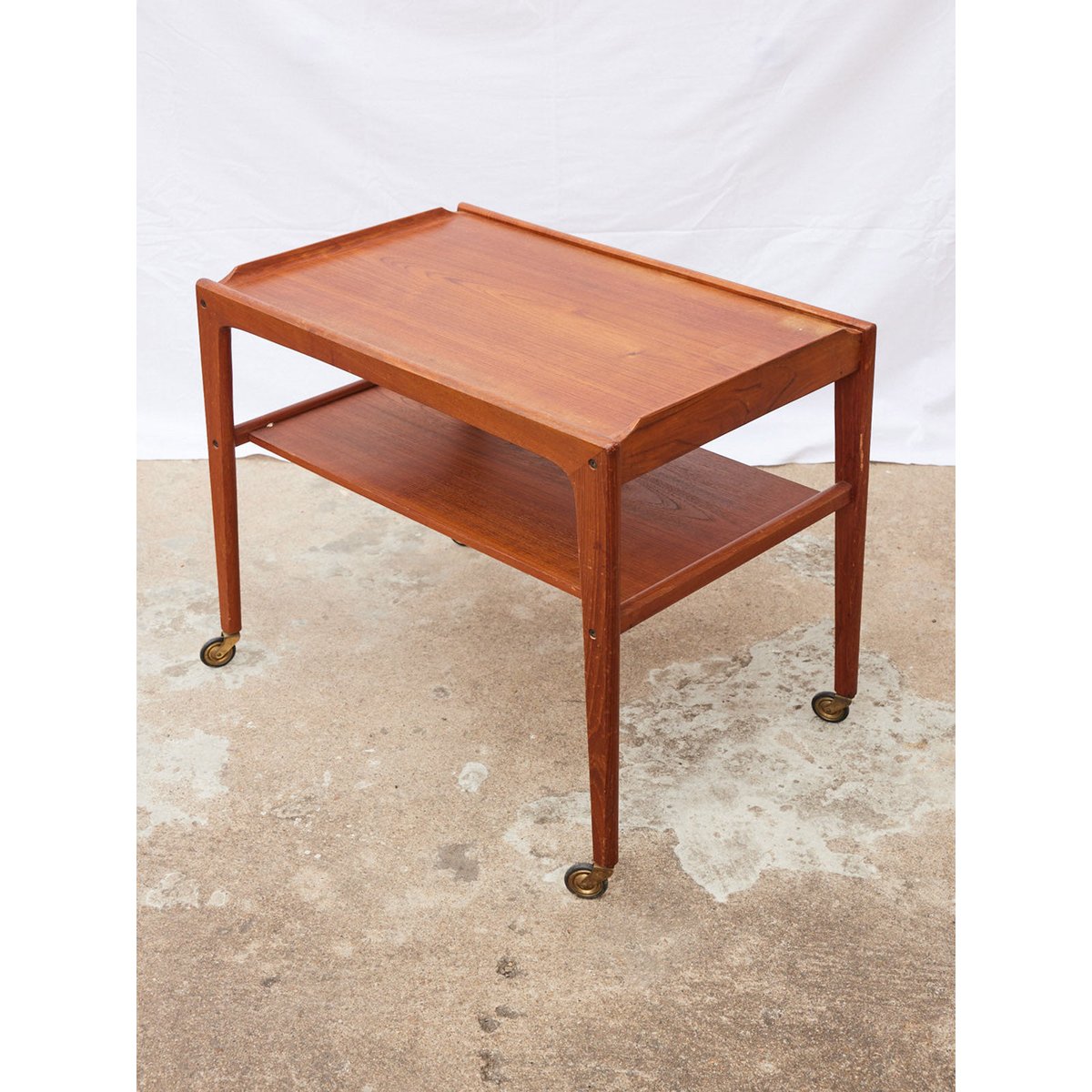 Desserte en bois vintage Anouk N°356 - Bon état bois foncé, DEBONGOUT