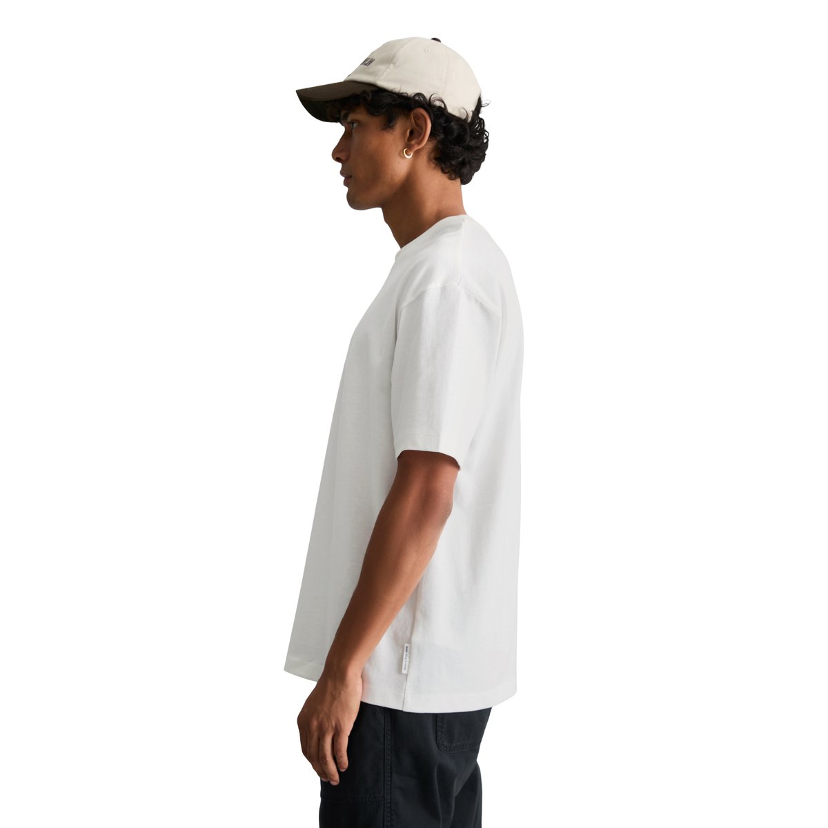 T-shirt ample en jersey de coton bio épais blanc, MARC O’POLO DENIM