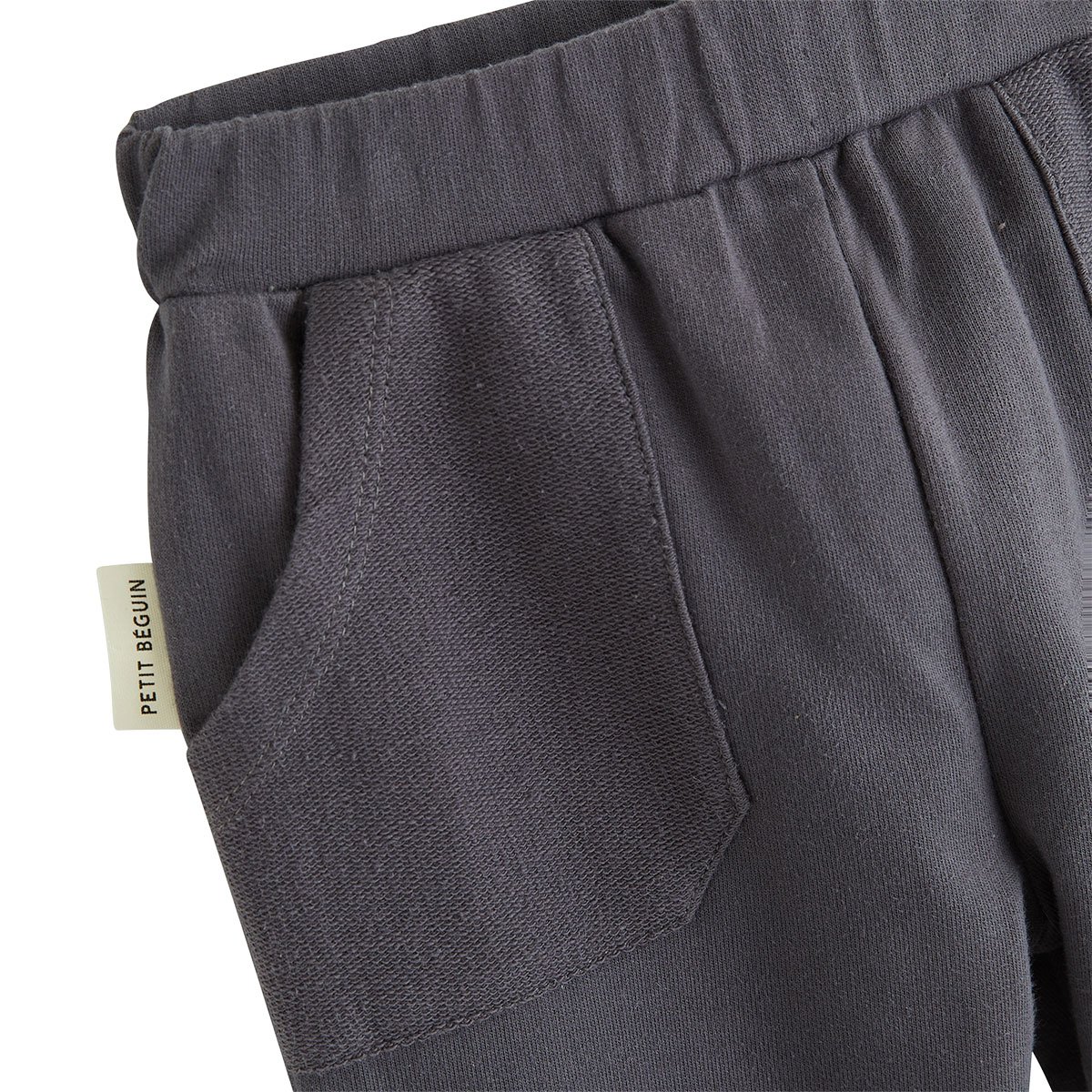 Ensemble bébé sweat et pantalon Erwan gris, PETIT BEGUIN