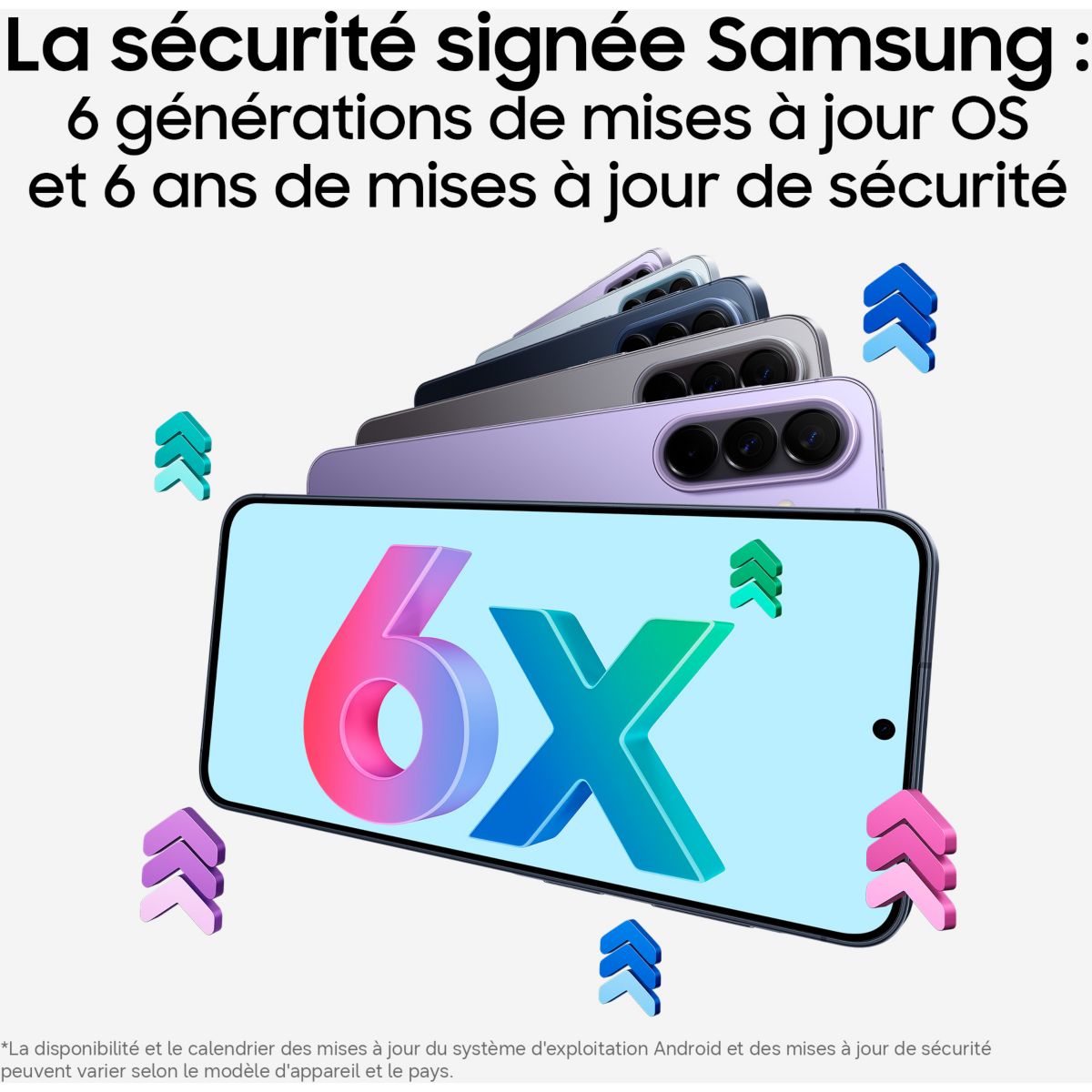 Smartphone Galaxy A57 5G 128Go Gris couleur unique, SAMSUNG