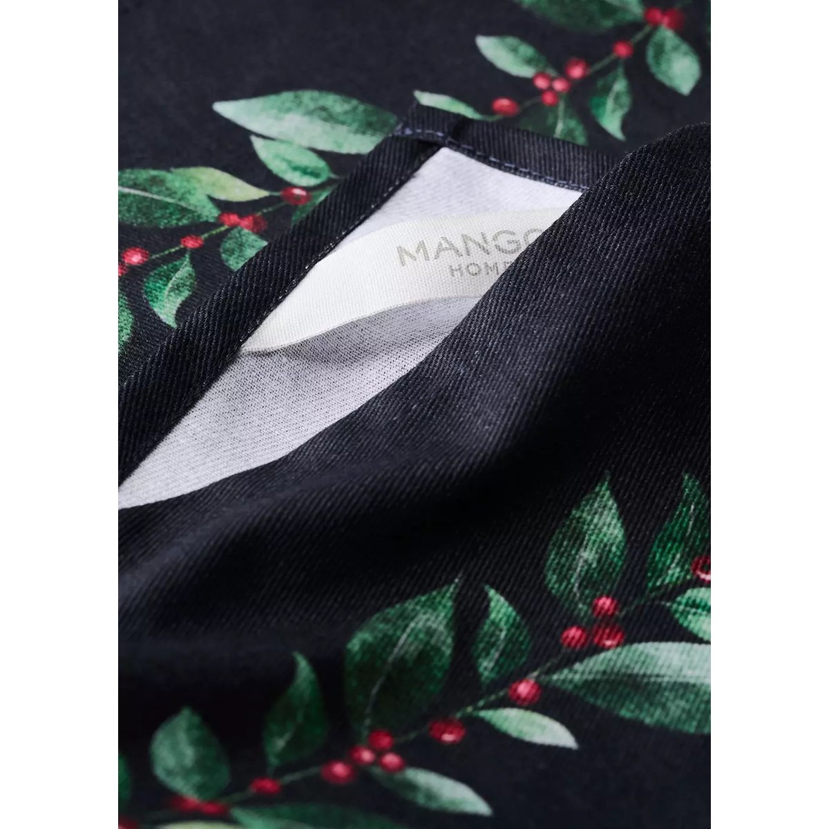 Torchon de cuisine à imprimé de Noël blanc, MANGO HOME