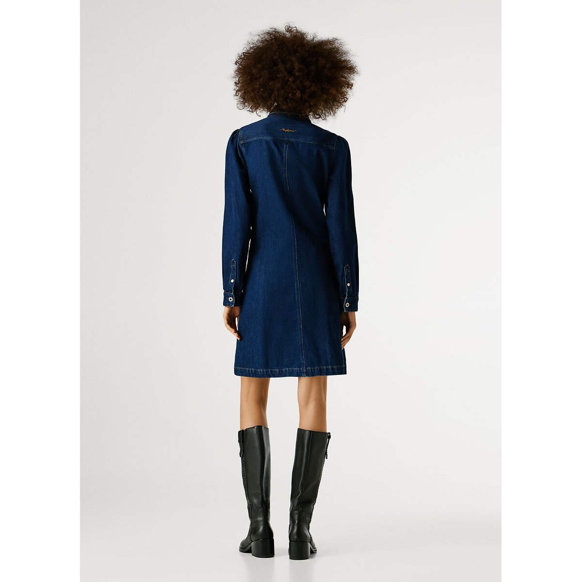 Robe chemise en denim denim brut, PEPE JEANS
