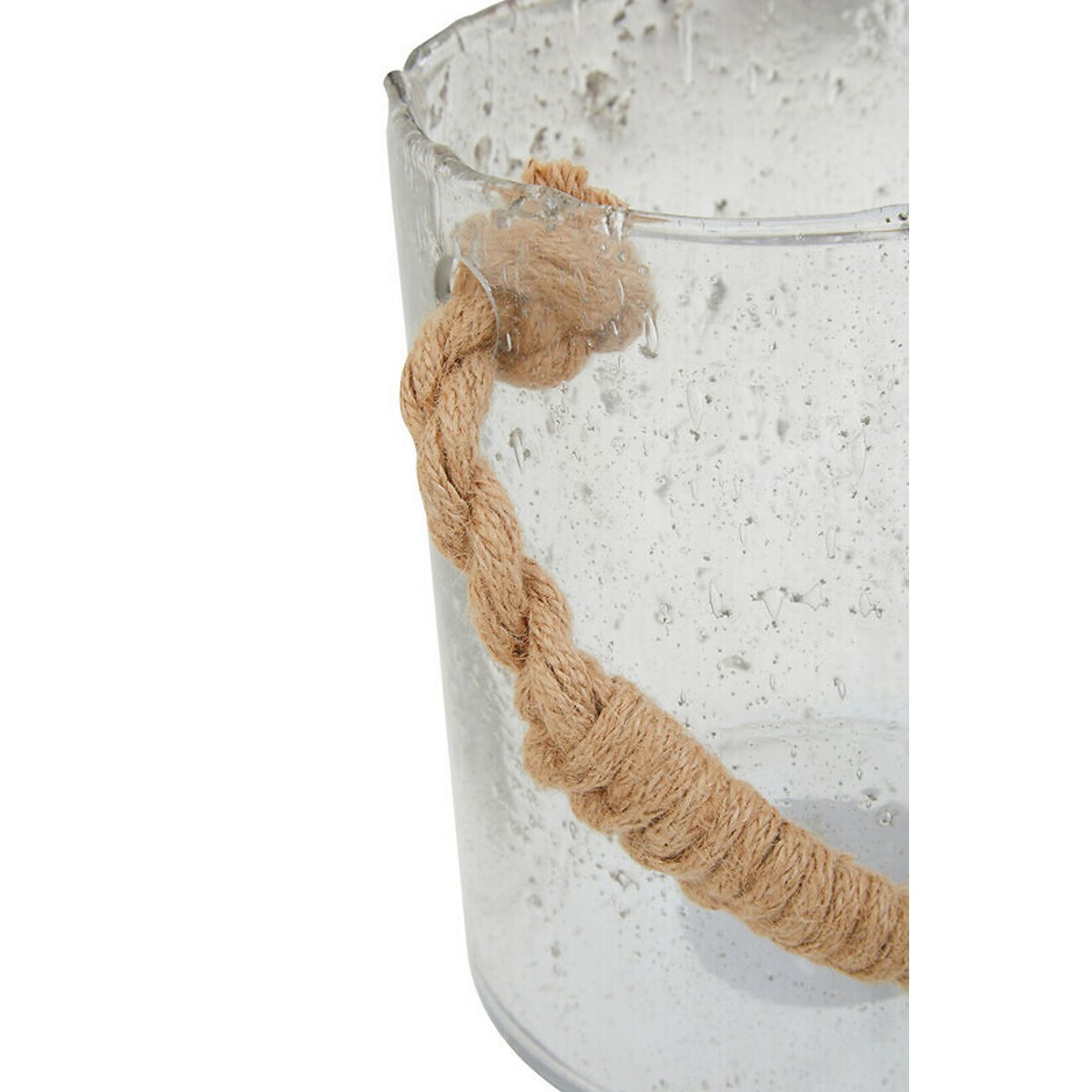 Medium Rope Glass Lantern brown , ÉDITÉ