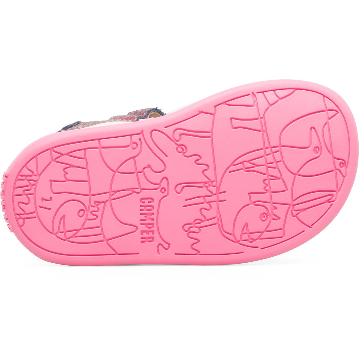 Sandales Cuir Bicho rose, CAMPER