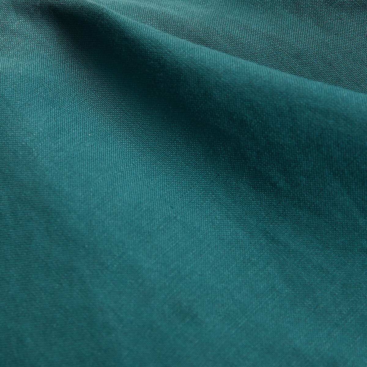 Abito midi drappeggiato con colletto asimmetrico verde smeraldo, LA REDOUTE COLLECTIONS