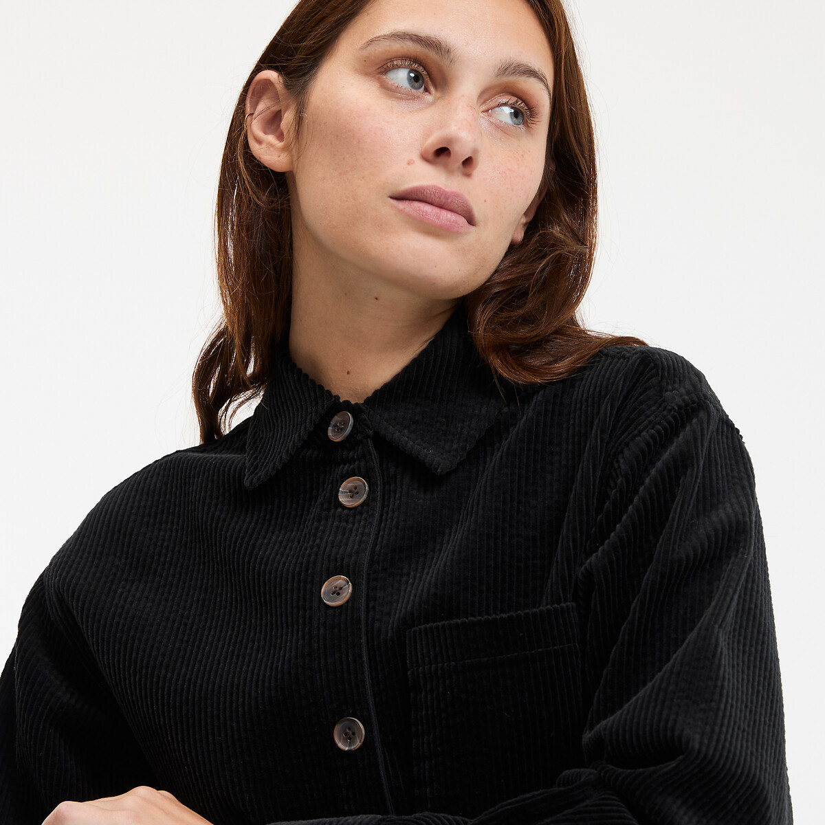 Signatures Albane Mini Dress in Corduroy black, LA REDOUTE COLLECTIONS