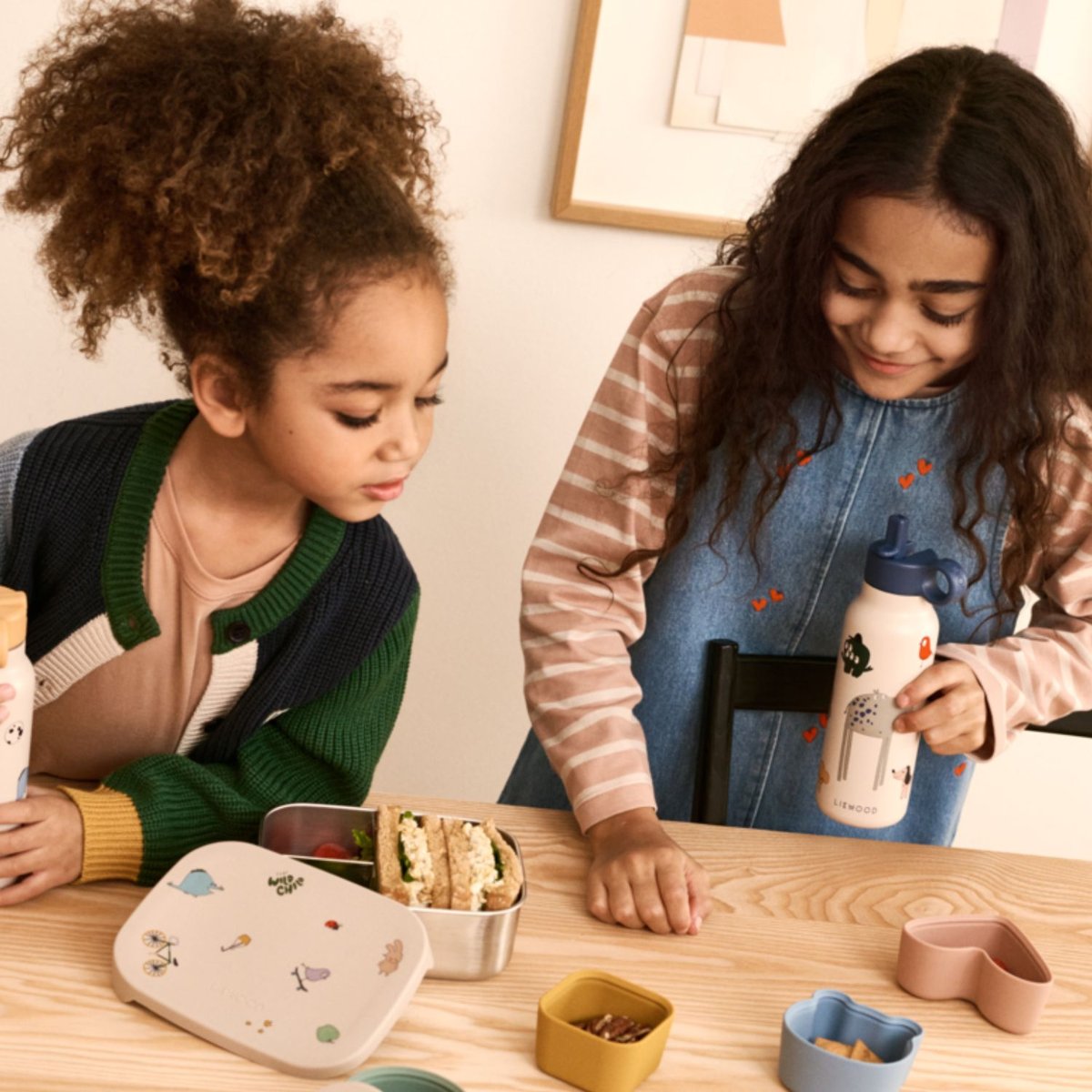 Lot de 4 boîtes à goûter Toto multicolore, LIEWOOD