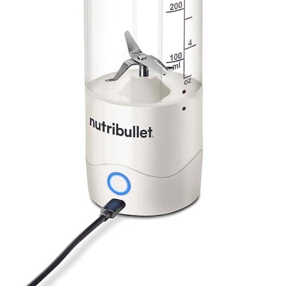  Liquidificadora Portátil NBP003W, NUTRIBULLET  branco, NUTRIBULLET