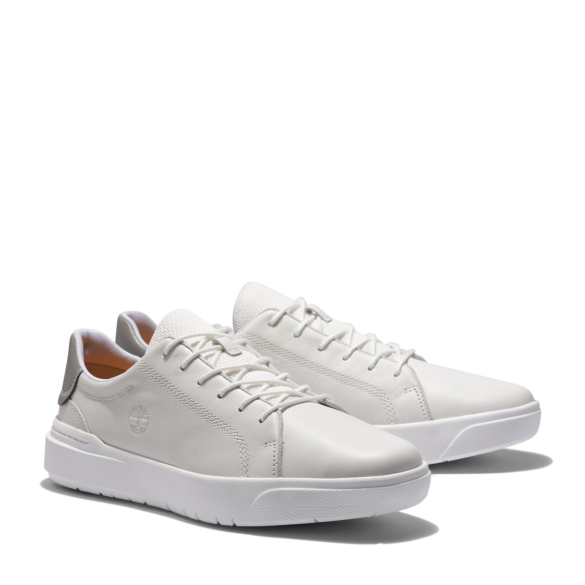Baskets en cuir Seneca Bay blanc, TIMBERLAND