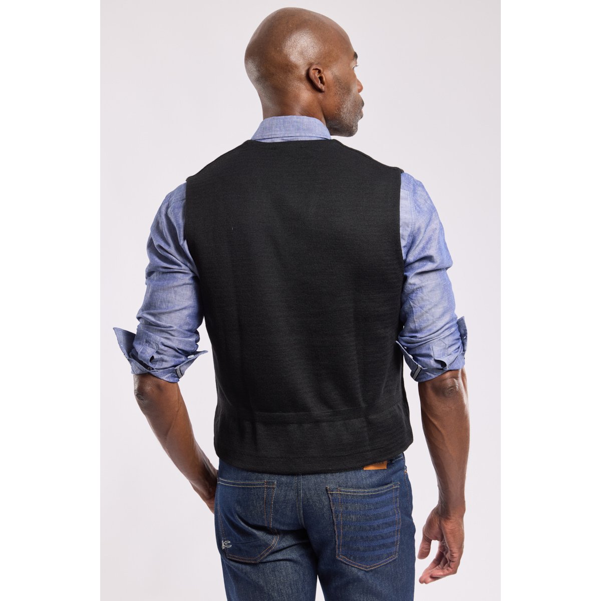 Gilet de tailleur BERAC 017 noir, GUY DE BERAC