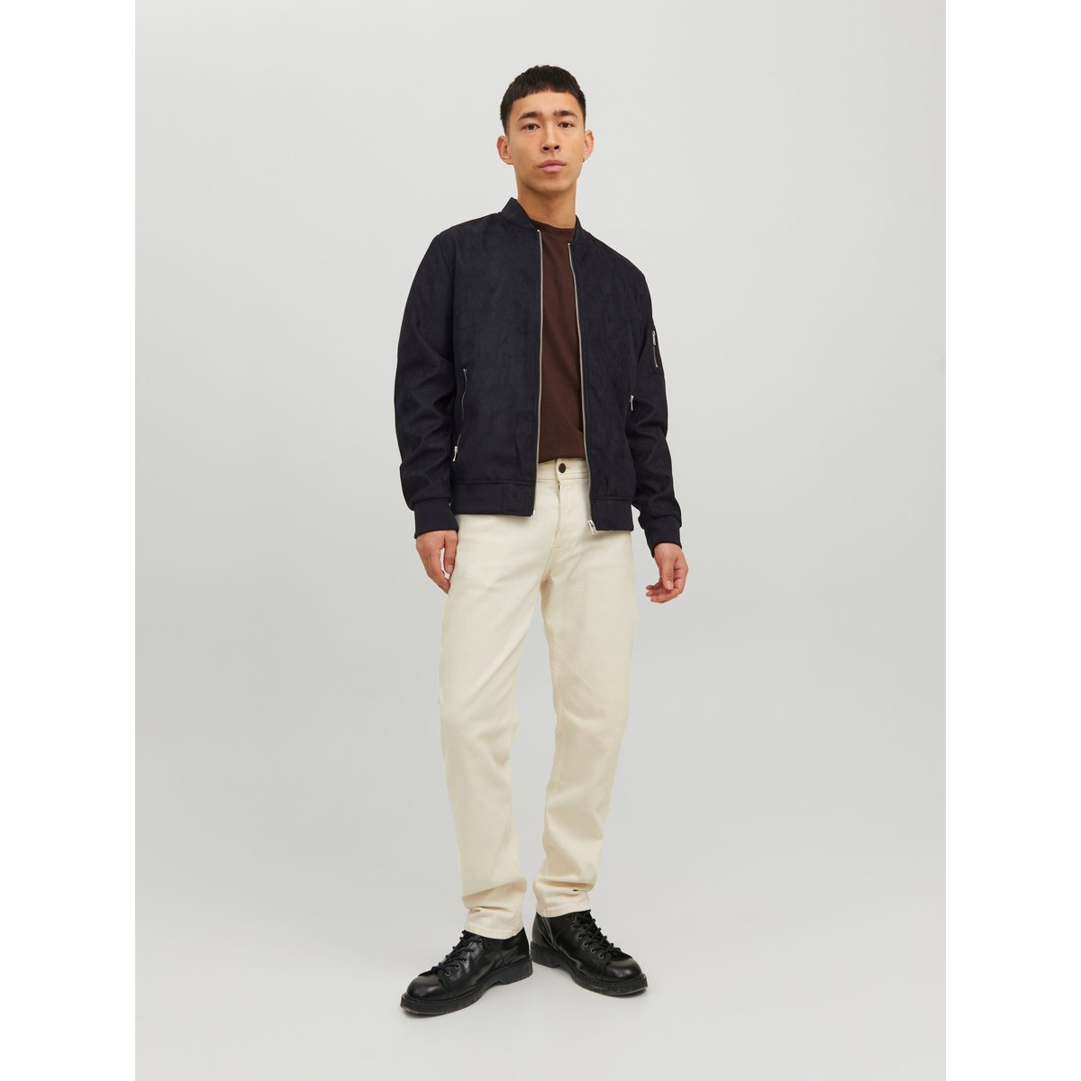 Veste Bomber jet black, JACK & JONES