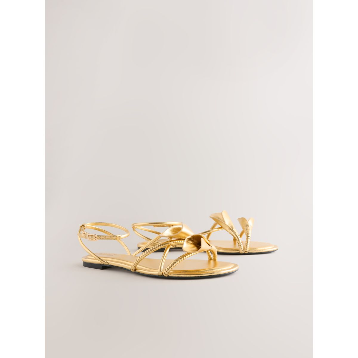 Sandales corsage forever comfort® à brides doré, NEXT