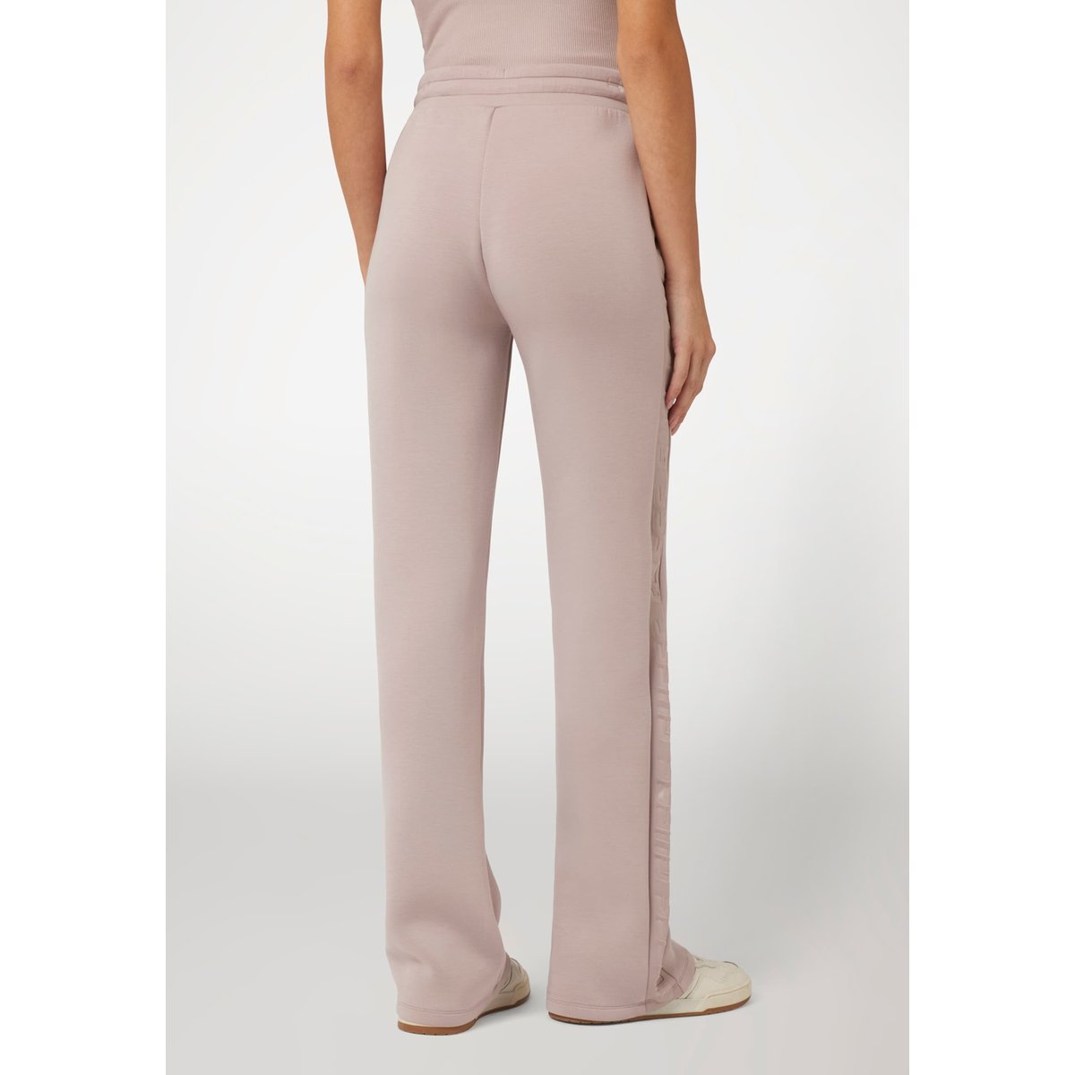 Pantalon Néoprène Logo Sur Le Côté rose poudré, GUESS
