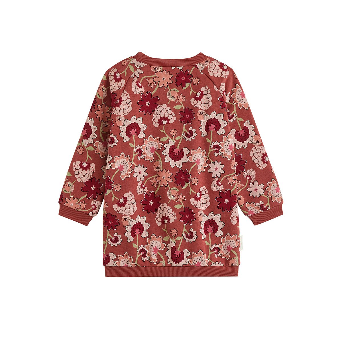 Robe enfant en molleton Harmony rose, PETIT BEGUIN