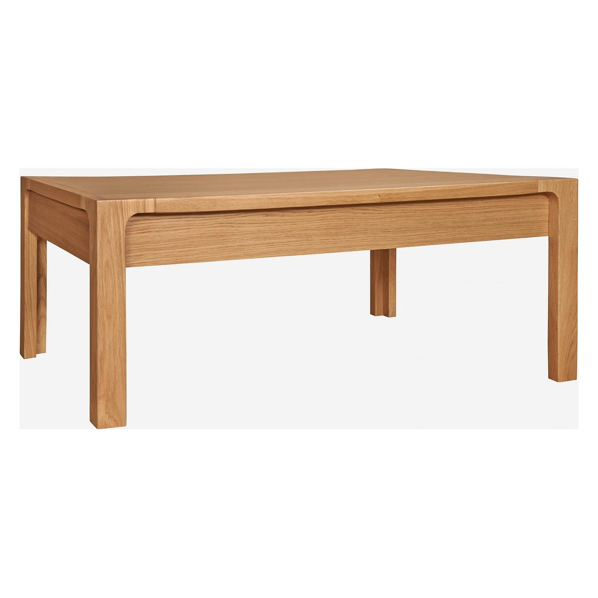 Table basse bois IVOINE naturel clair, HABITAT