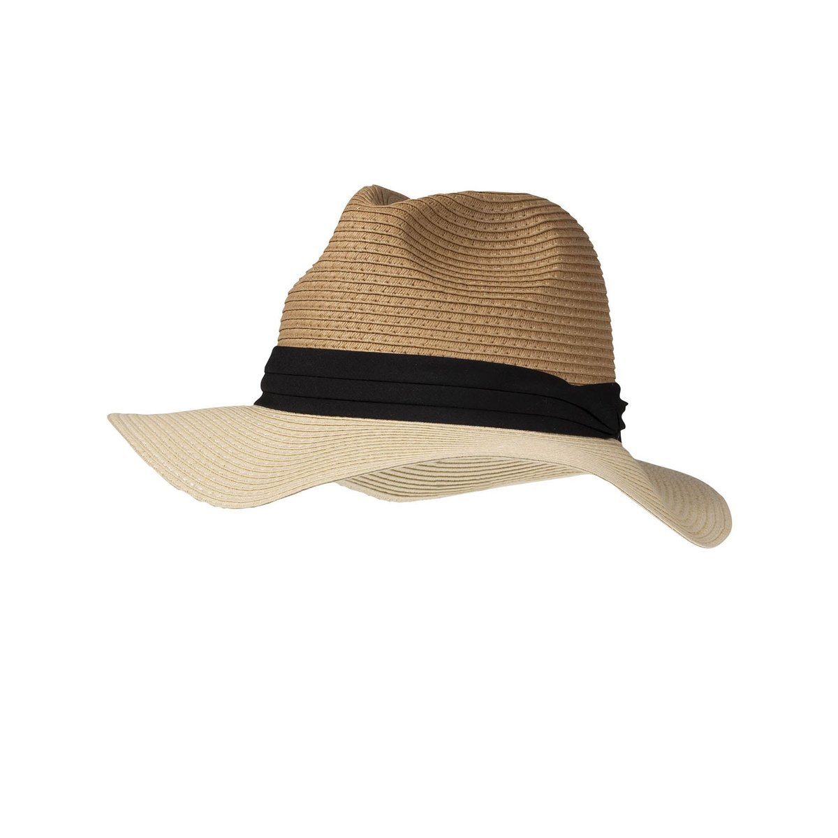 Chapeau bande noire, ajustable tour de tête noir noué noir, ISOTONER