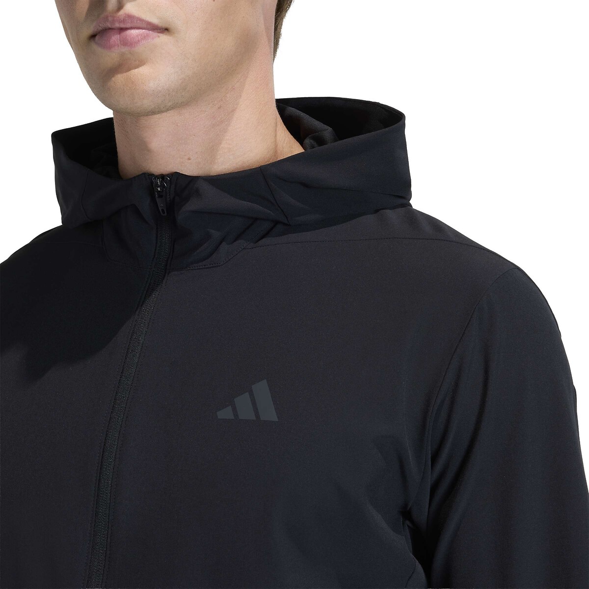 D4T Workout Zip-Up Hoodie black, adidas Performance