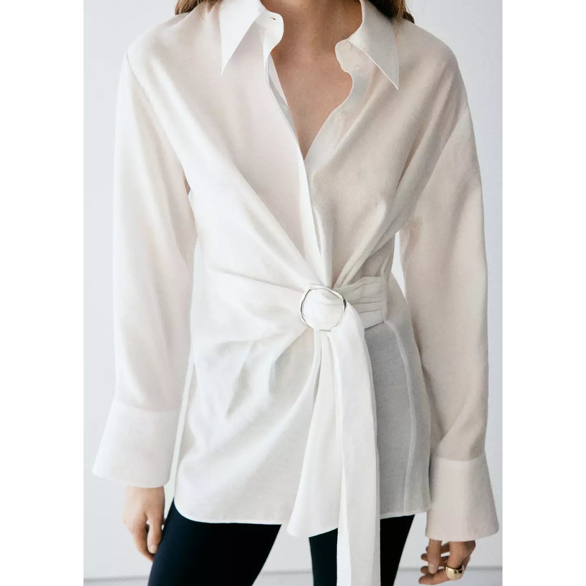 SHIRT BEA écru, MANGO