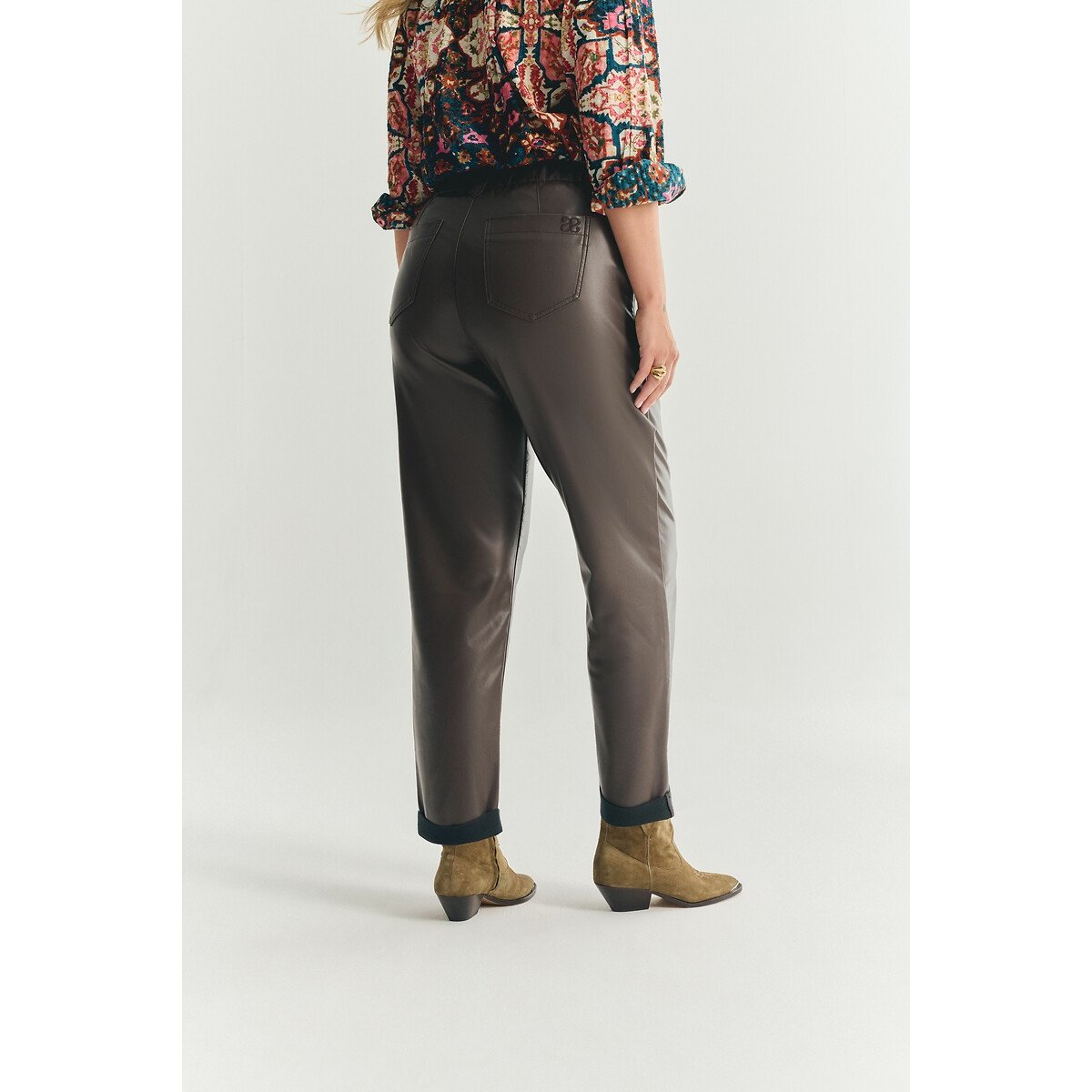 Lino Trousers chocolate, ALMÉ