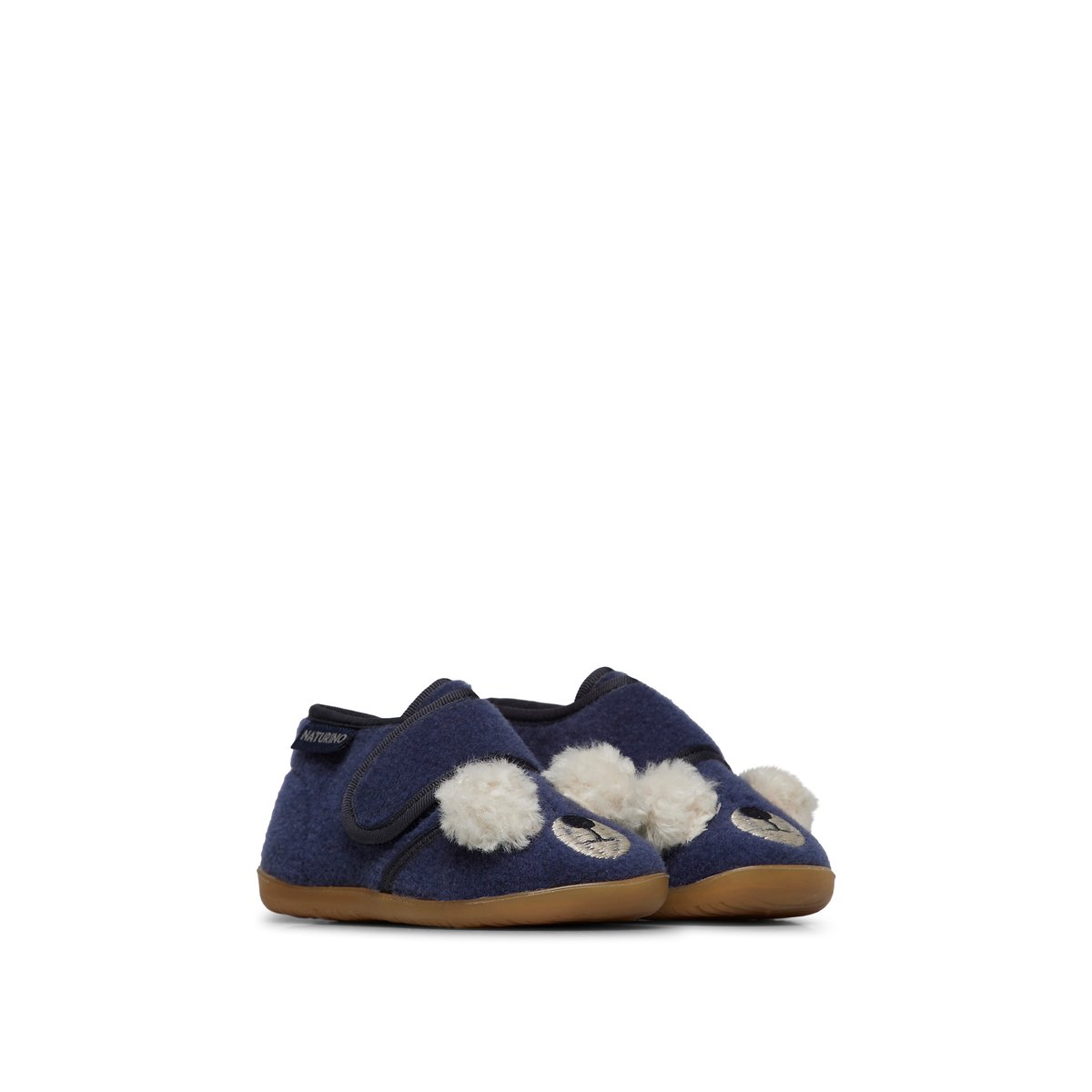 Pantoufles en tissu BIDAIM marine, NATURINO