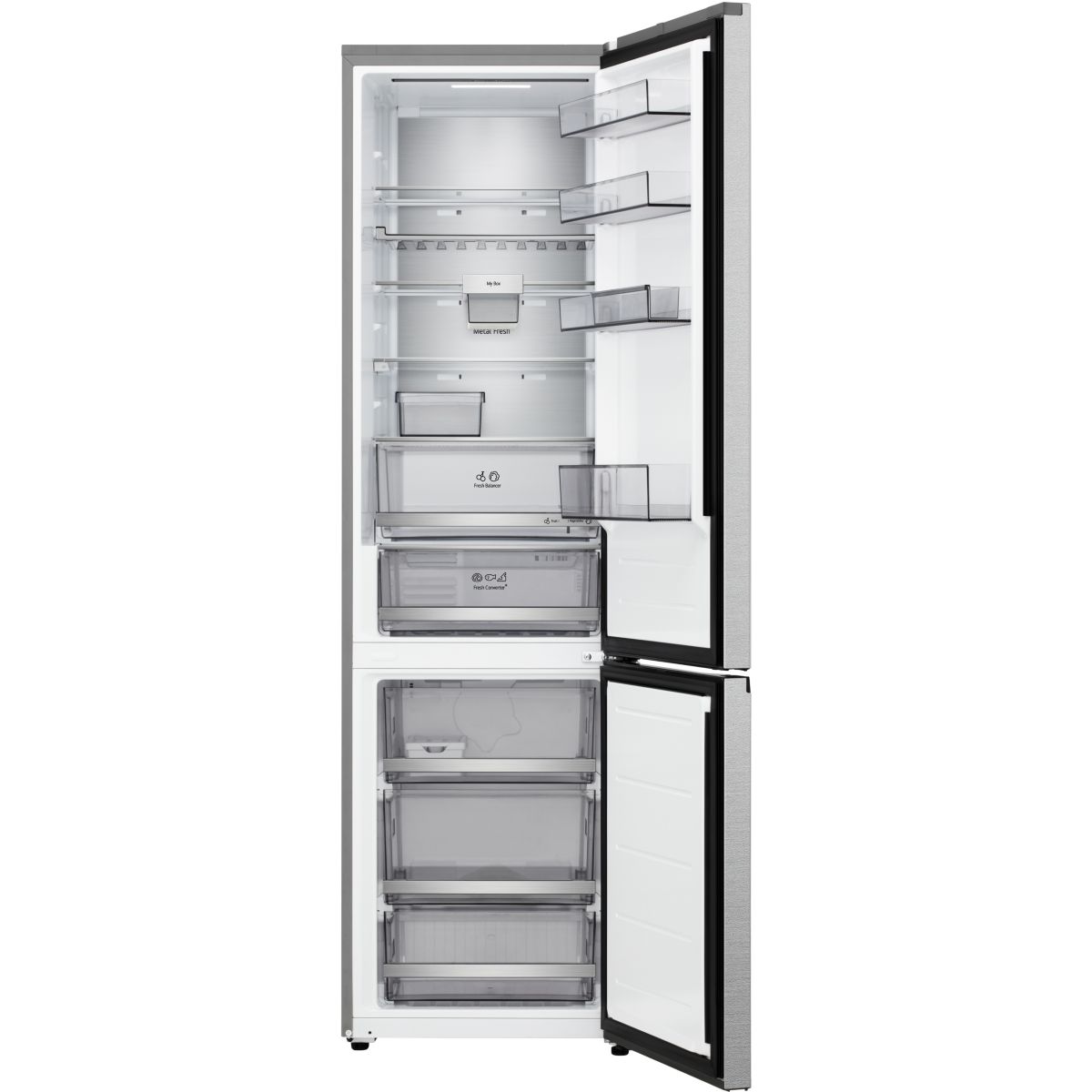 Réfrigérateur combiné GBBS726AMB couleur unique, LG
