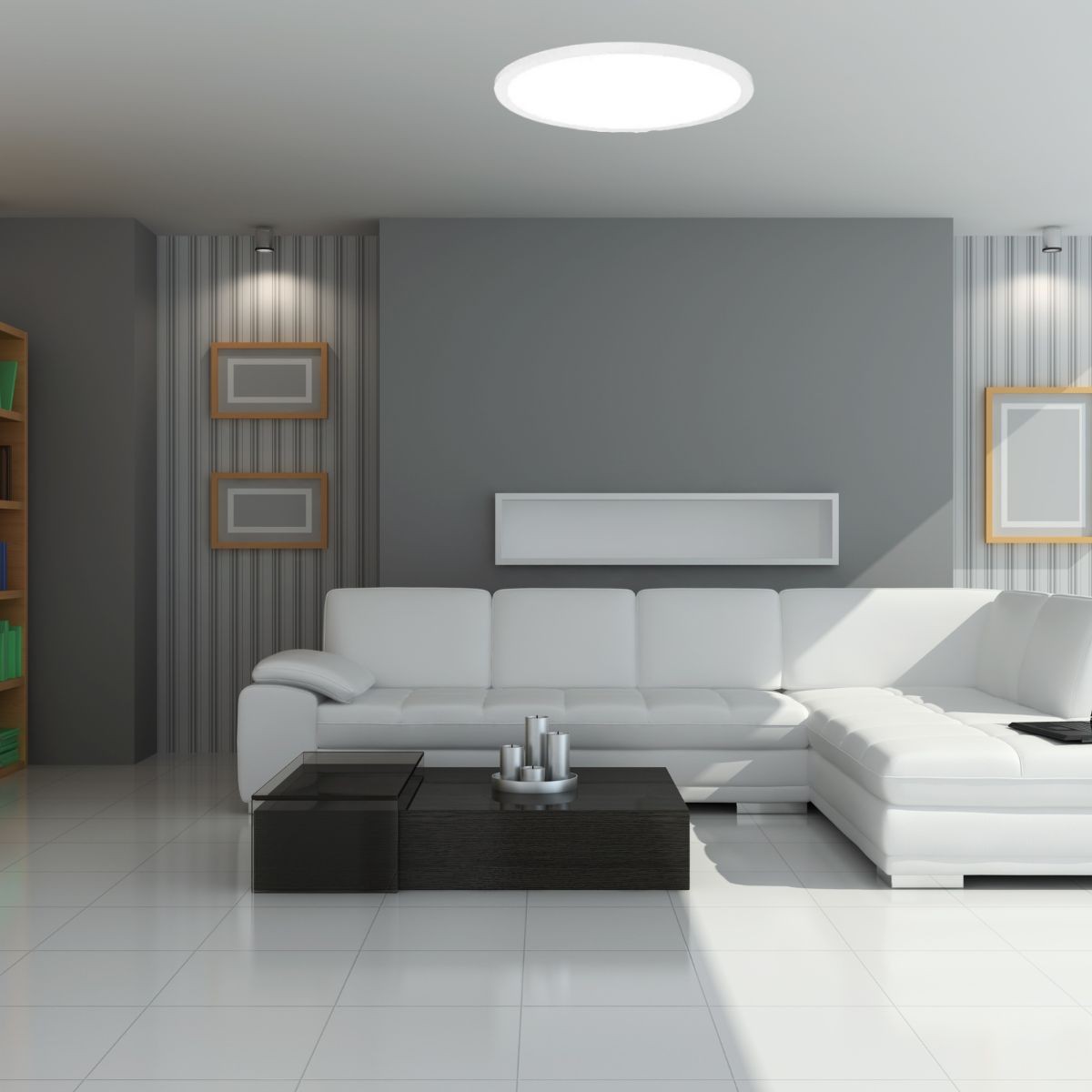 Plafonnier lumière chaude FLY blanc, IDEAL LUX