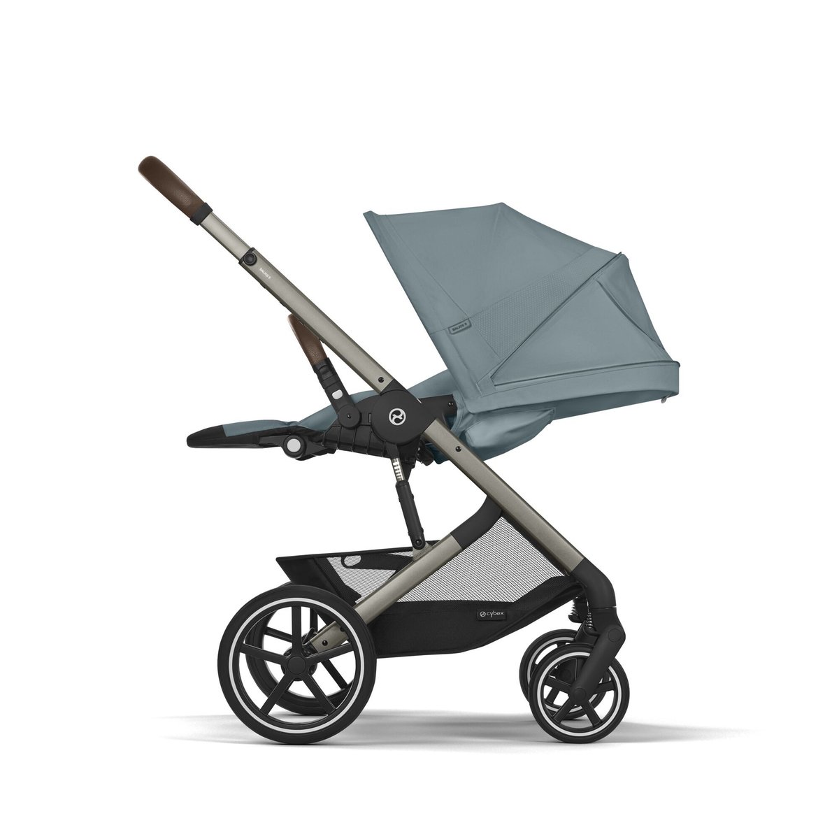 Poussette BALIOS S LUX TPE - châssis Taupe stormy blue | light blue, CYBEX