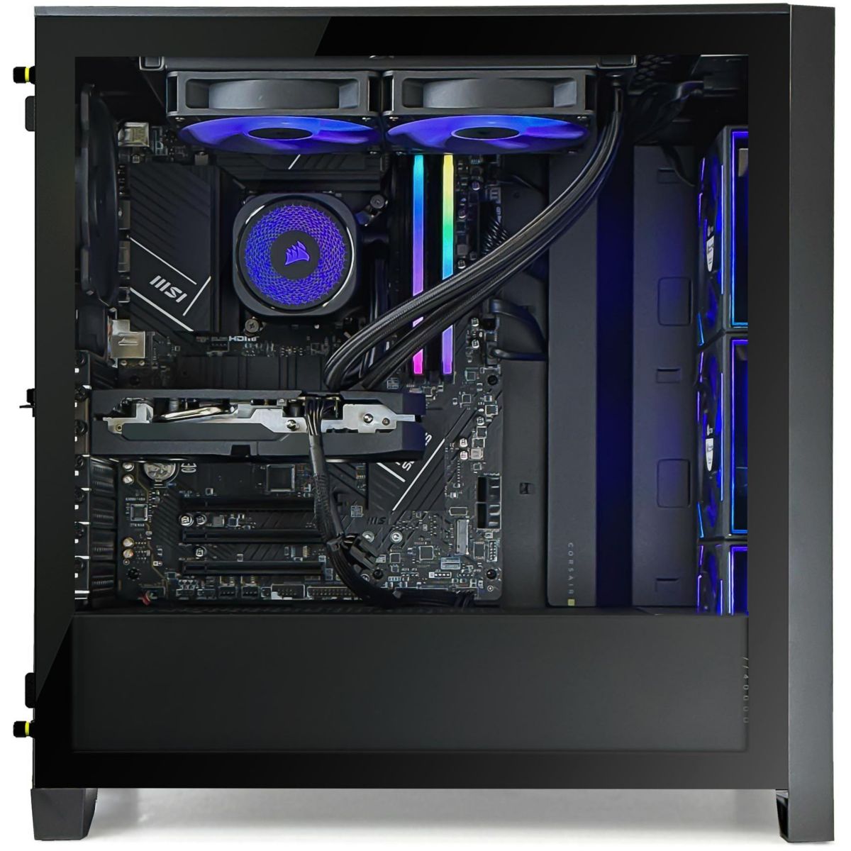 PC Gamer 4000D XFR - AMD Ryzen 7 5700X - RTX 5070 - 16 Go RAM DDR4 - SSD 480 Go - SANS OS couleur unique, CORSAIR