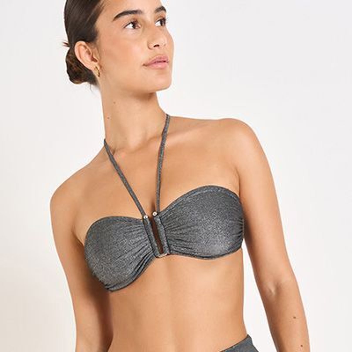 Haut de maillot bandeau Fedya - ADAMAN noir, LIVIA