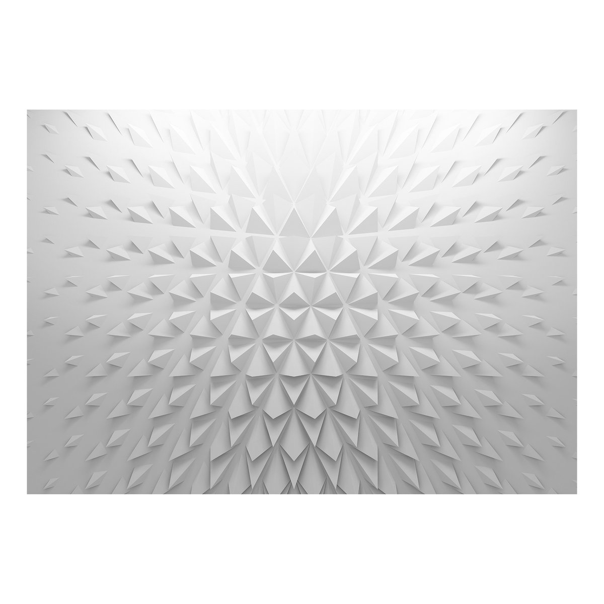 Papier peint intissé panoramique 3D et Perspective Tetrahedrons noir, EDEN